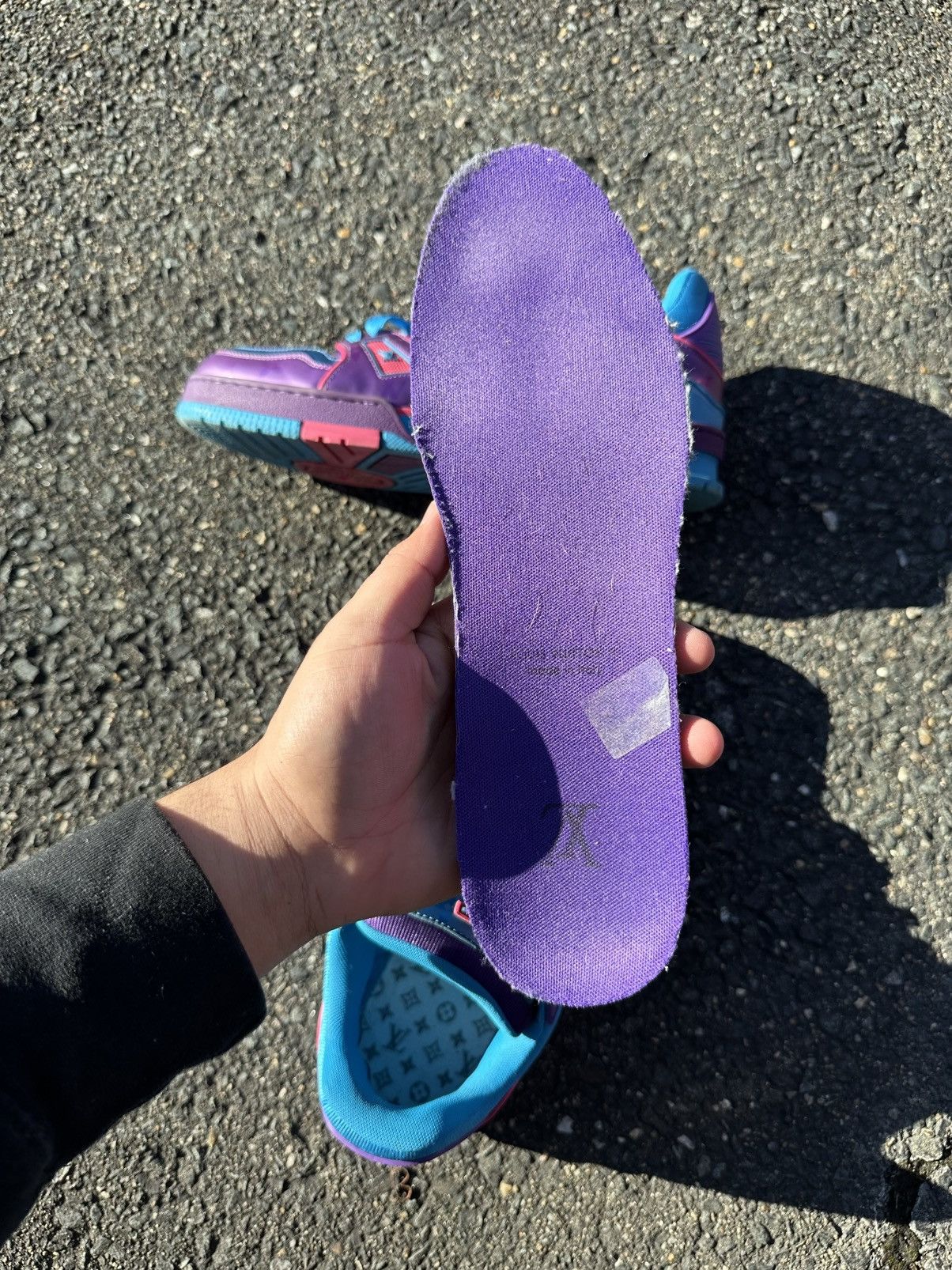 Louis Vuitton Louis Vuitton Trainer Purple Teal Metallic Size US 9.5 / EU 42-43 - 7 Thumbnail