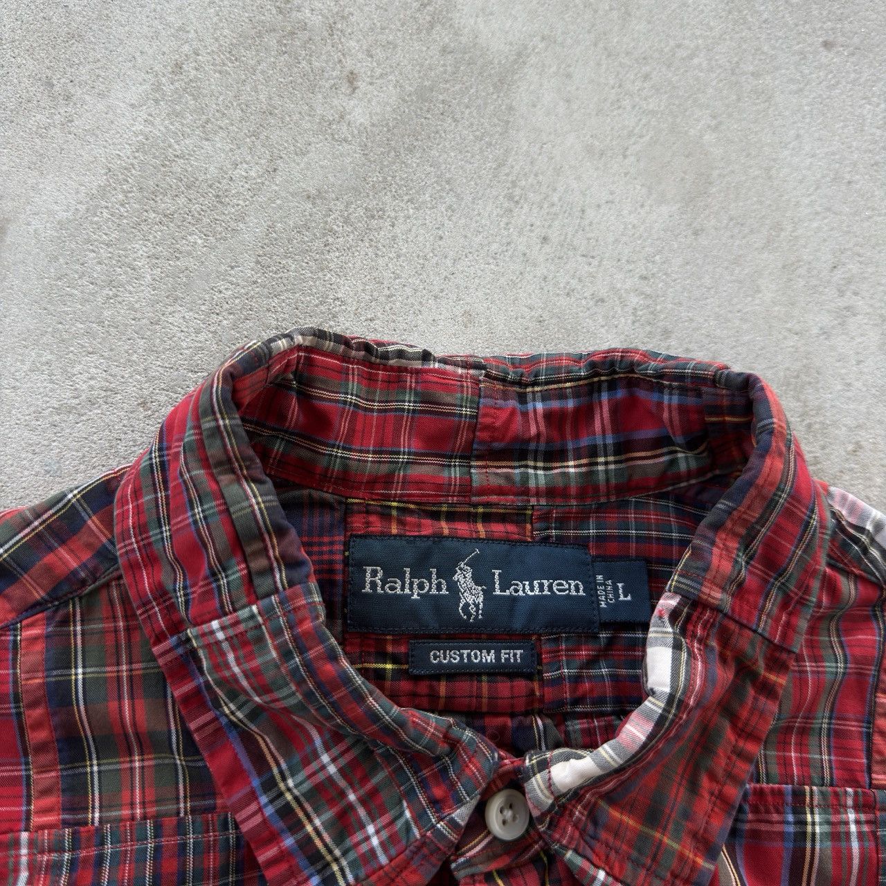 Polo Ralph Lauren Vintage 90s Polo Ralph Lauren Patch Preppy Button Ups Shirt Size US L / EU 52-54 / 3 - 5 Thumbnail