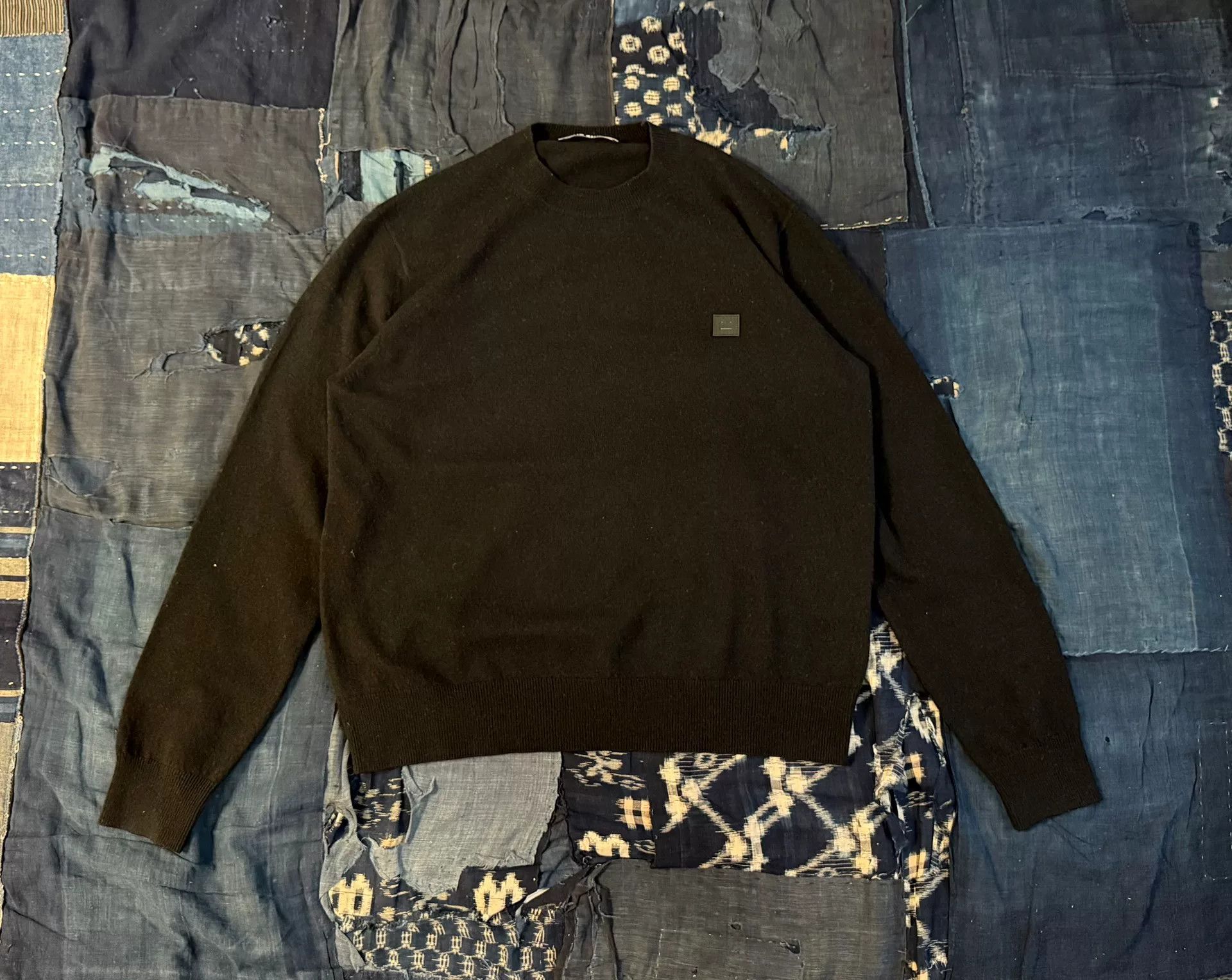 Acne Studios Acne Studios Black Knit Sweater Size L Size US L / EU 52-54 / 3 - 1 Thumbnail