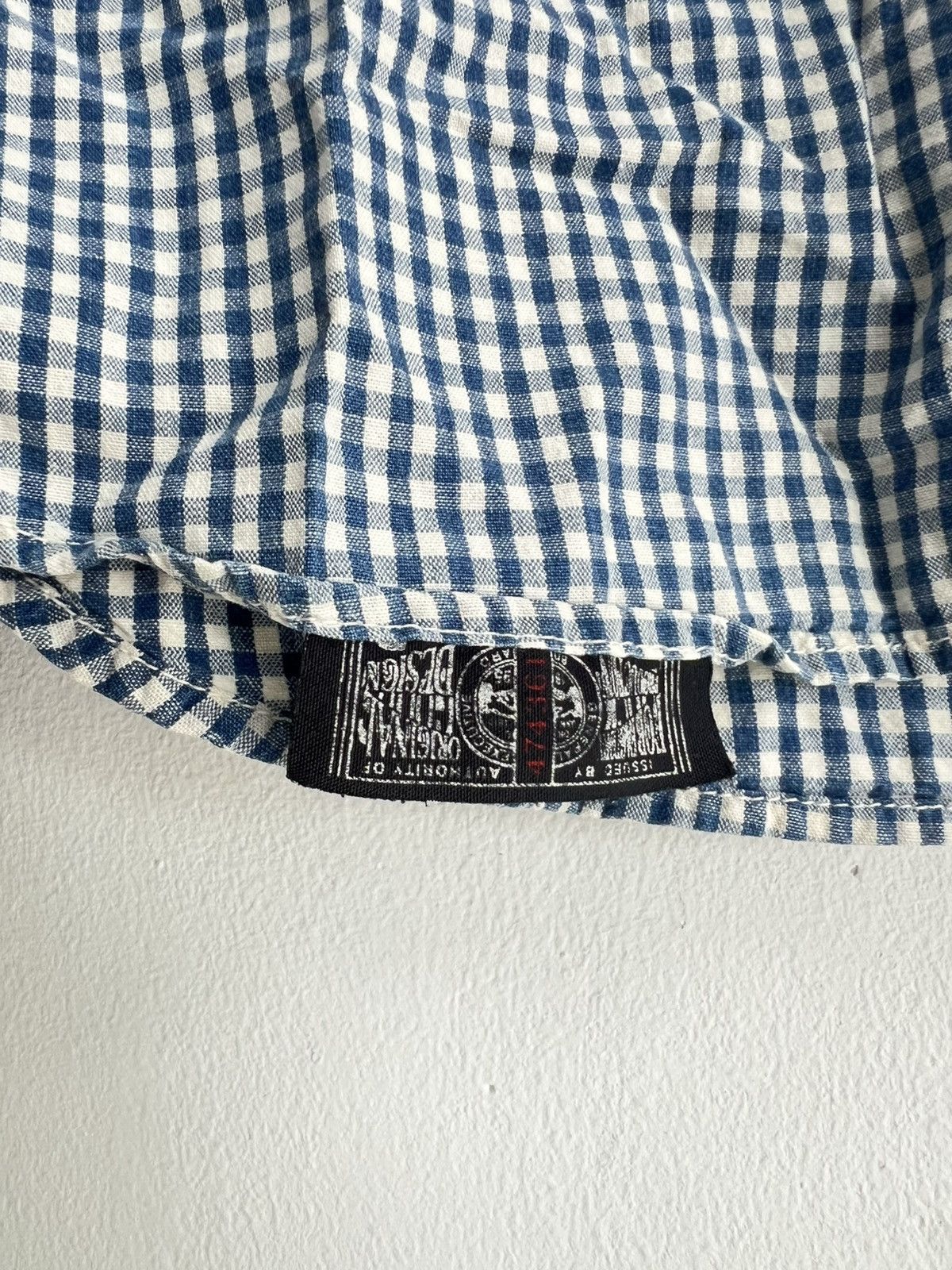 FOB Factory × Flannel × Japanese Brand Vintage Fob Factory Gentlemen Indigo Dye Chainstitch Flannel Size US S / EU 44-46 / 1 - 10 Thumbnail