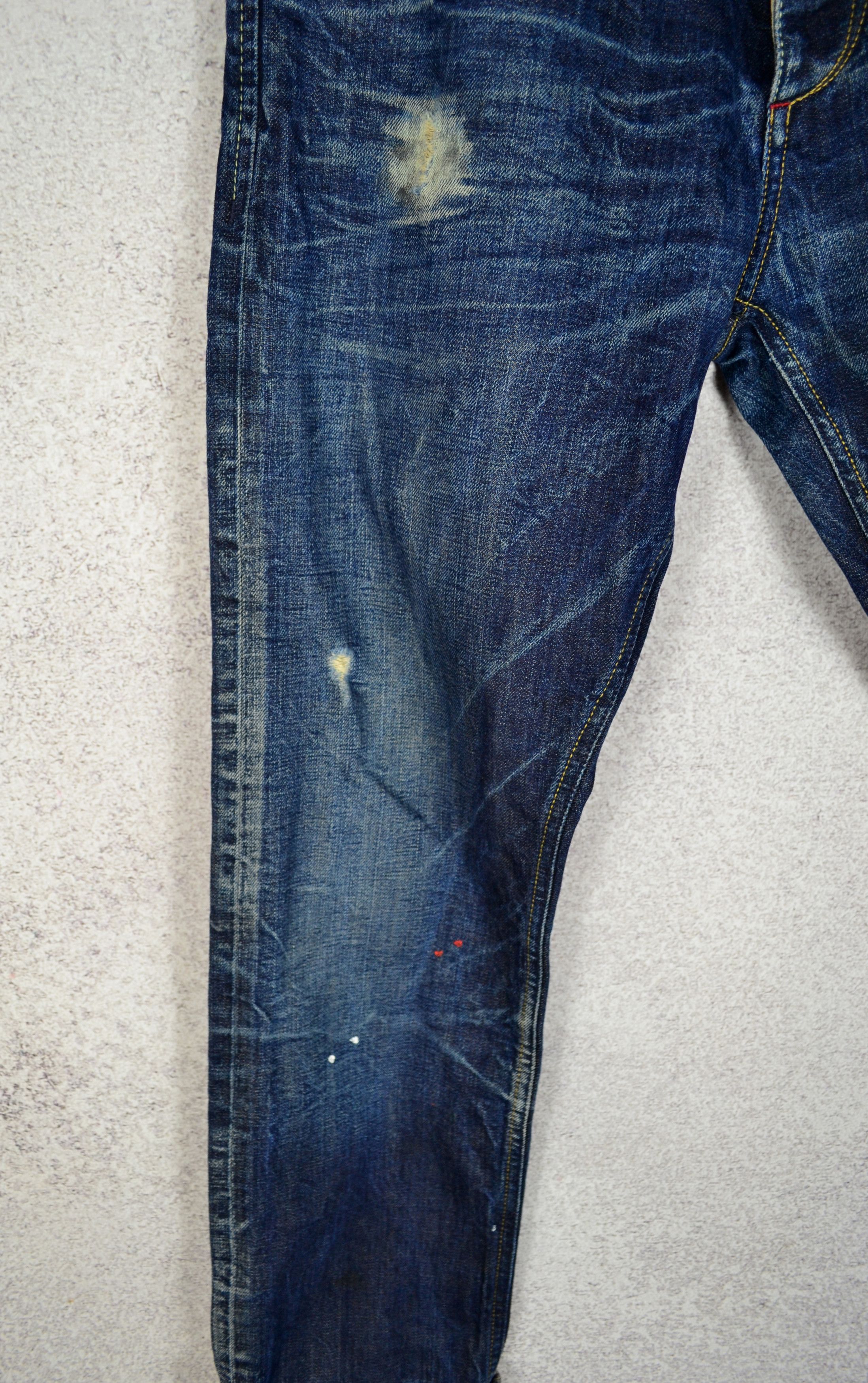 Jack & Jones RDD Royal Denim Division Distressed Selvedge Denim Size US 32 / EU 48 - 8 Thumbnail