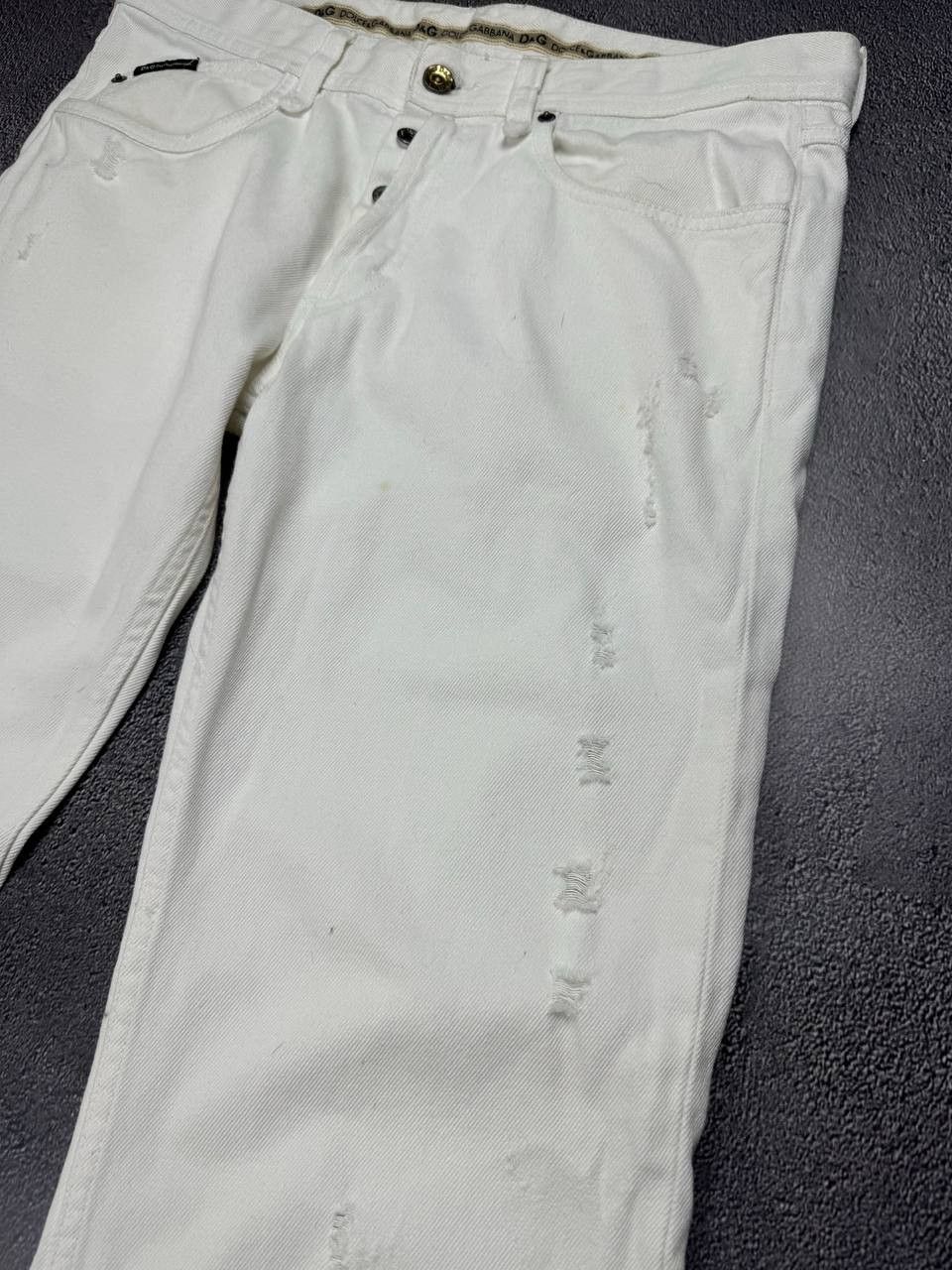 Dolce & Gabbana Vintage Dolce&Gabbana White Jeans Denim Size 34" / US 12 / IT 48 - 4 Thumbnail