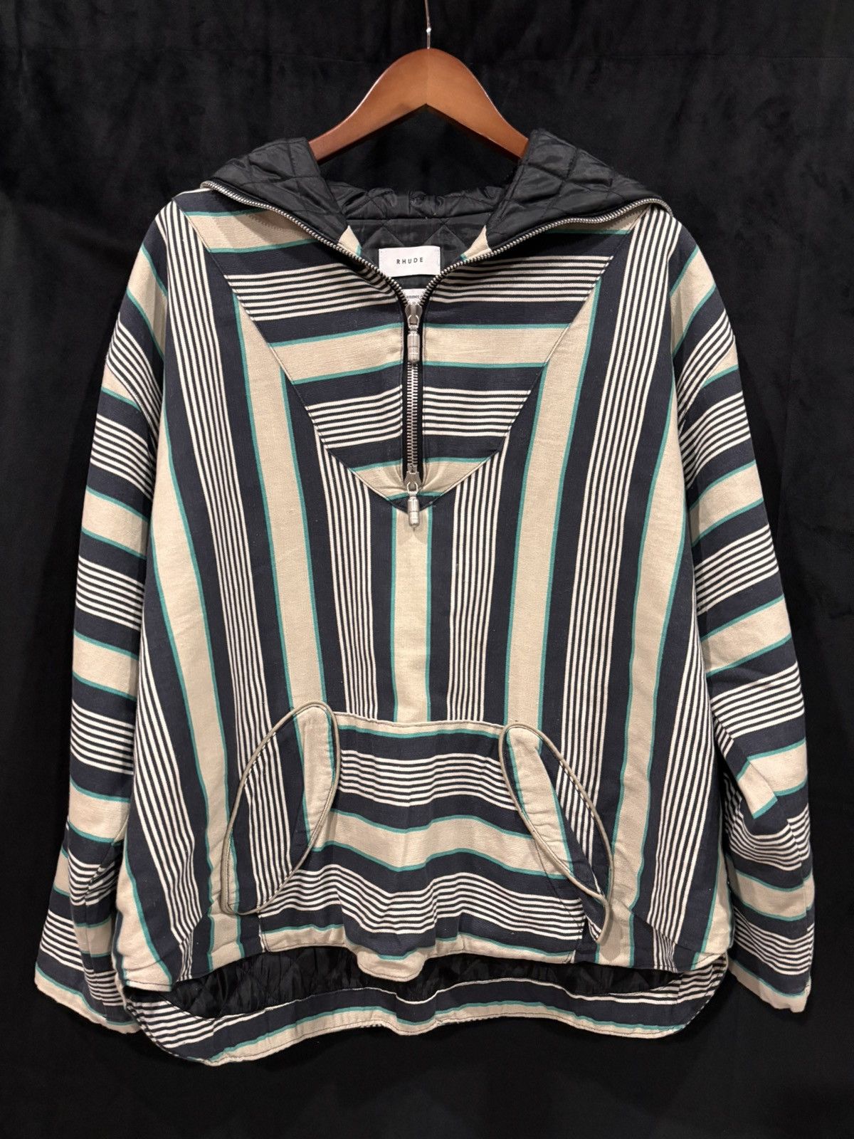 Rhude Rhude 2021 Spring Quarter Zip Hoodie Size US L / EU 52-54 / 3 - 1 Thumbnail
