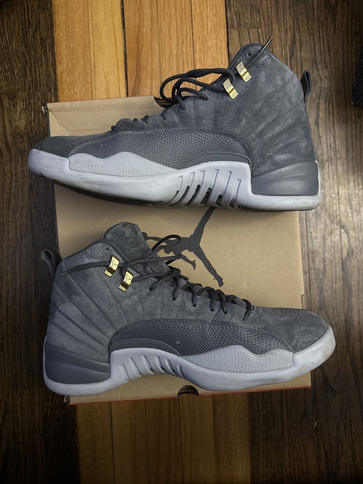 Jordan Brand × Nike Retro Jordan 12 Dark Grey Size US 12.5 / EU 45-46 - 3 Thumbnail