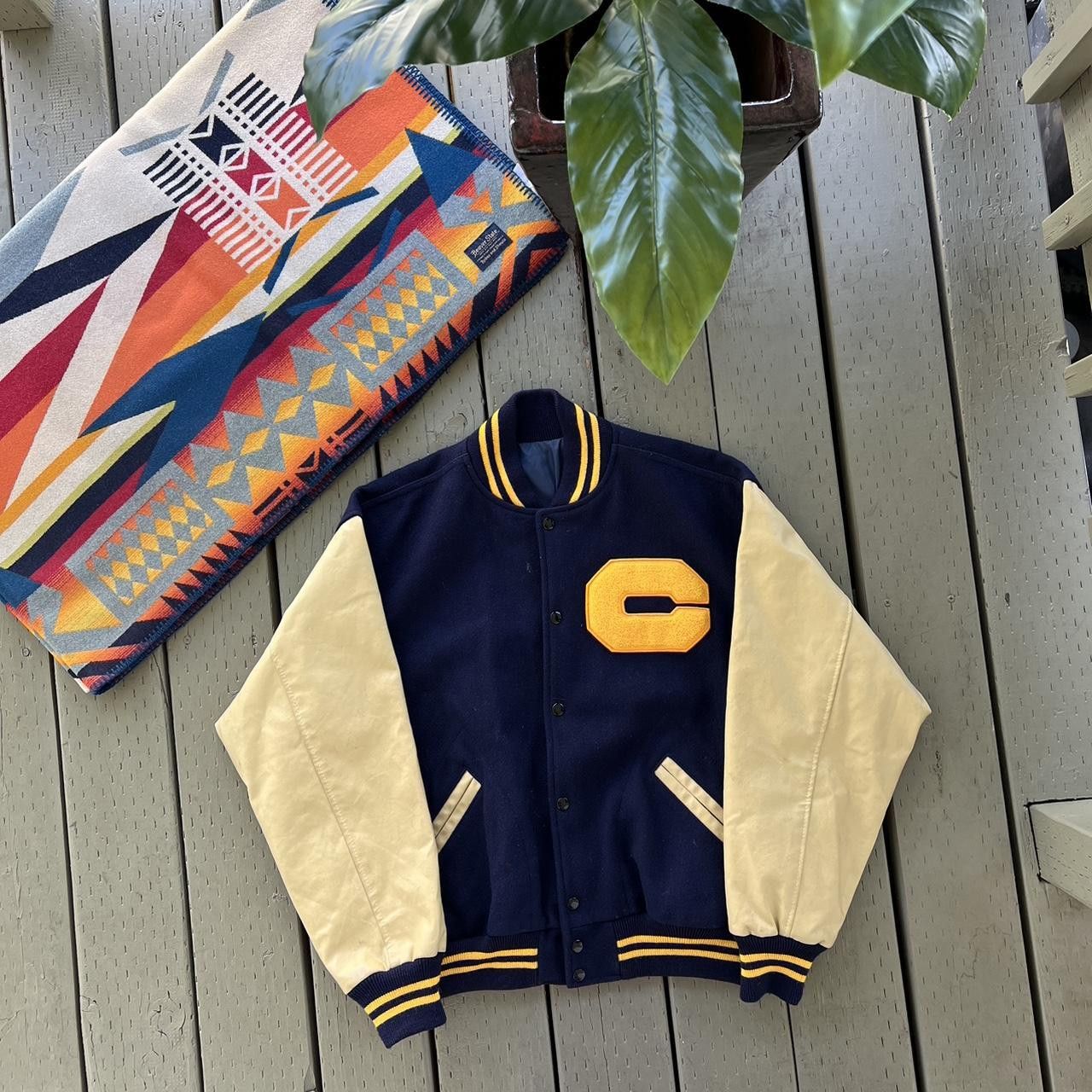 Vintage Vintage 80s Varsity Jacket Wool American College Size US L / EU 52-54 / 3 - 4 Thumbnail