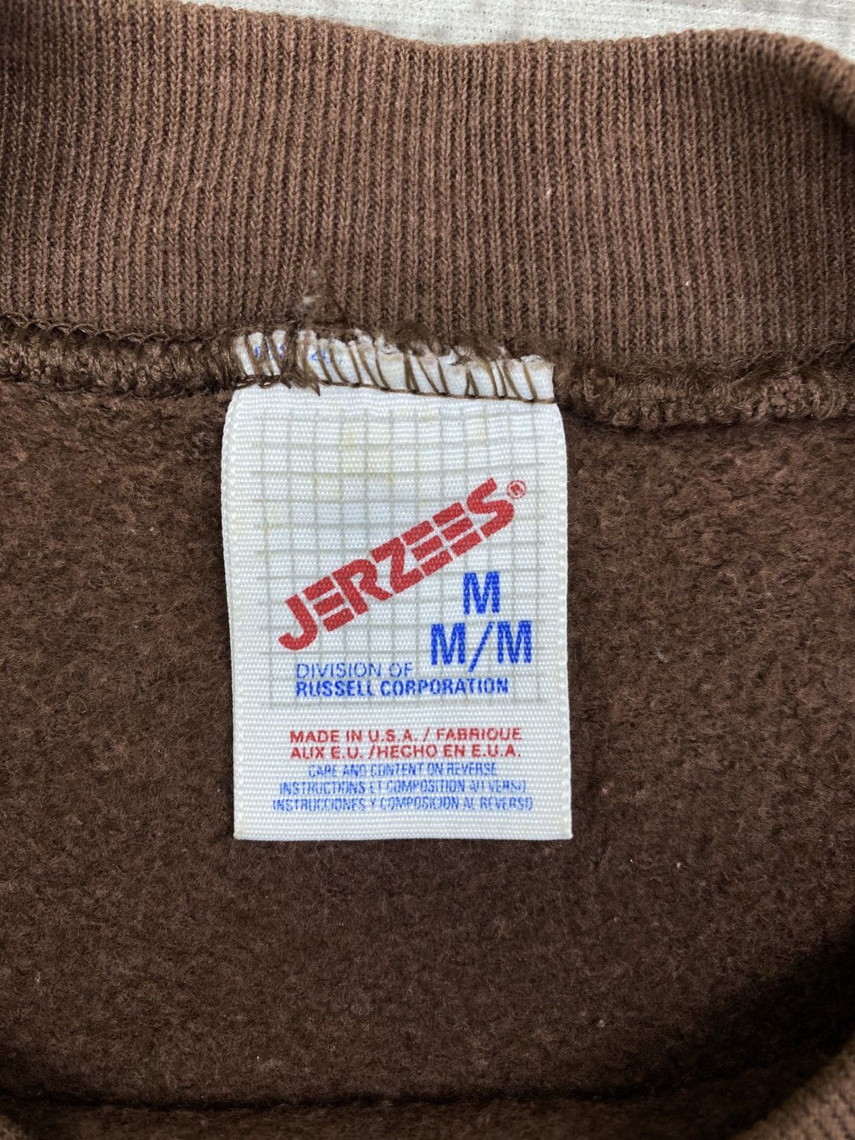 Jerzees Vintage 90s Jerzees Newtown Spellout Longsleeve Sweatshirt Size US M / EU 48-50 / 2 - 6 Thumbnail