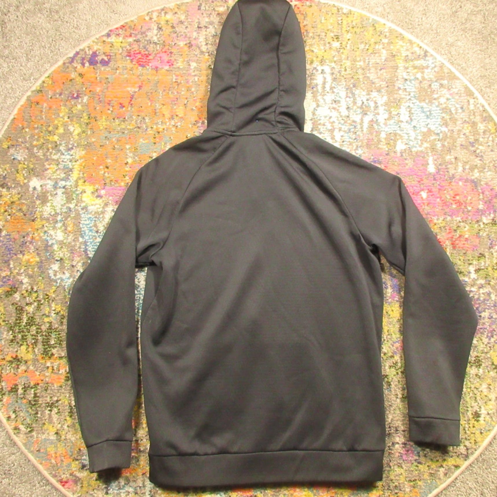 Nike Nike Hoodie Mens Medium Black Full Zip Dri Fit Performance Waffle Fleece Size US M / EU 48-50 / 2 - 2 Thumbnail