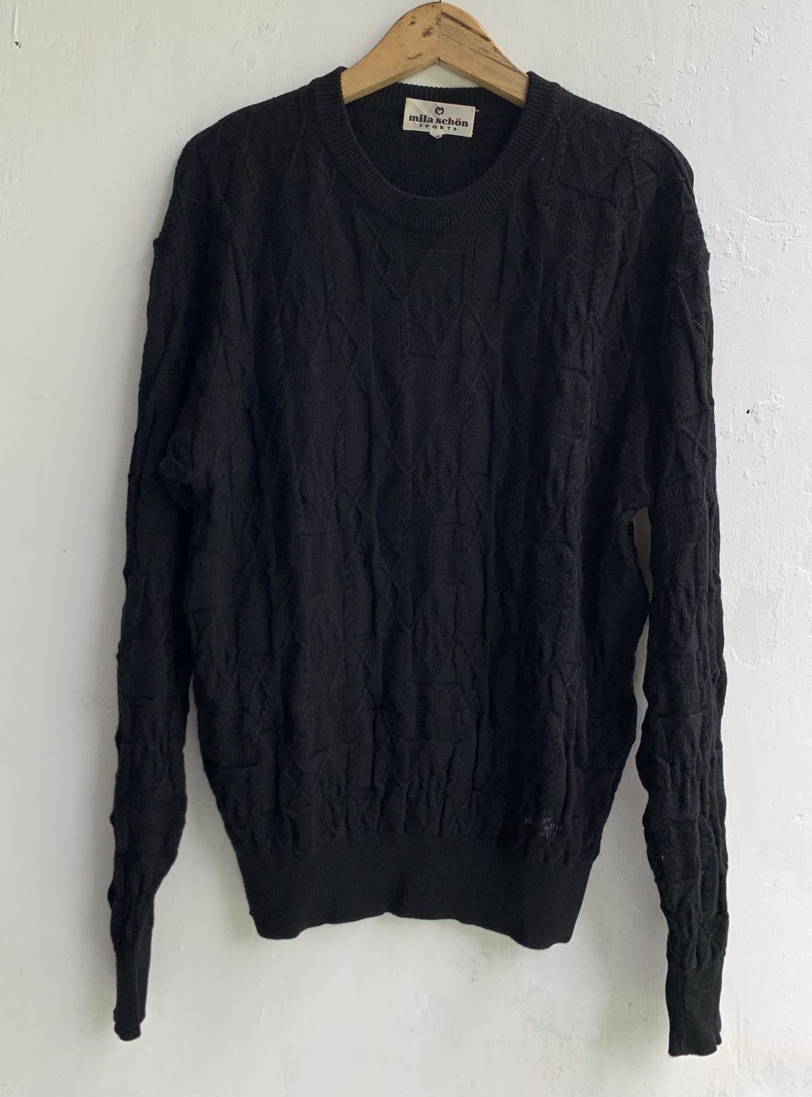Designer × Mila Schon × Vintage Vintage mila schon sports cable knit sweater Size US M / EU 48-50 / 2 - 1 Thumbnail