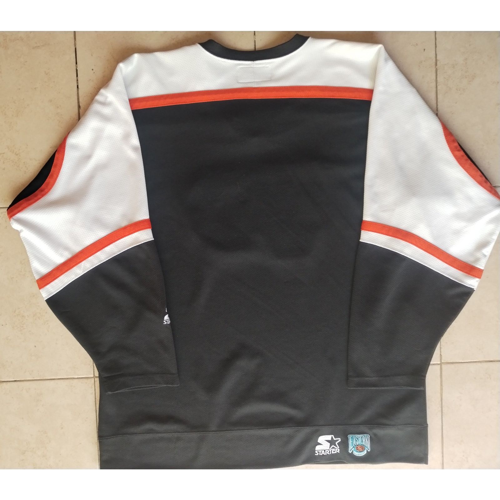 Philadelphia Flyers 90s STARTER jersey L blk 3rd hockey vtg