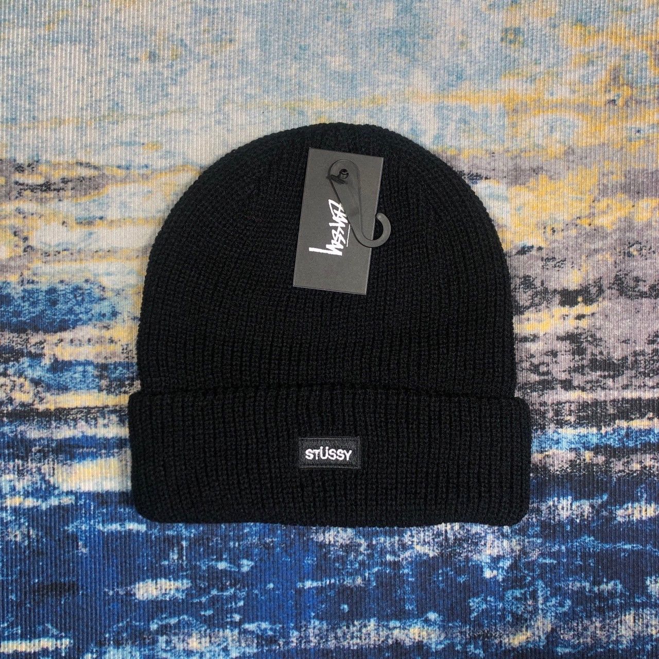 Stussy × Vintage Stussy Small Patch Watch Beanie Size ONE SIZE - 1 Thumbnail