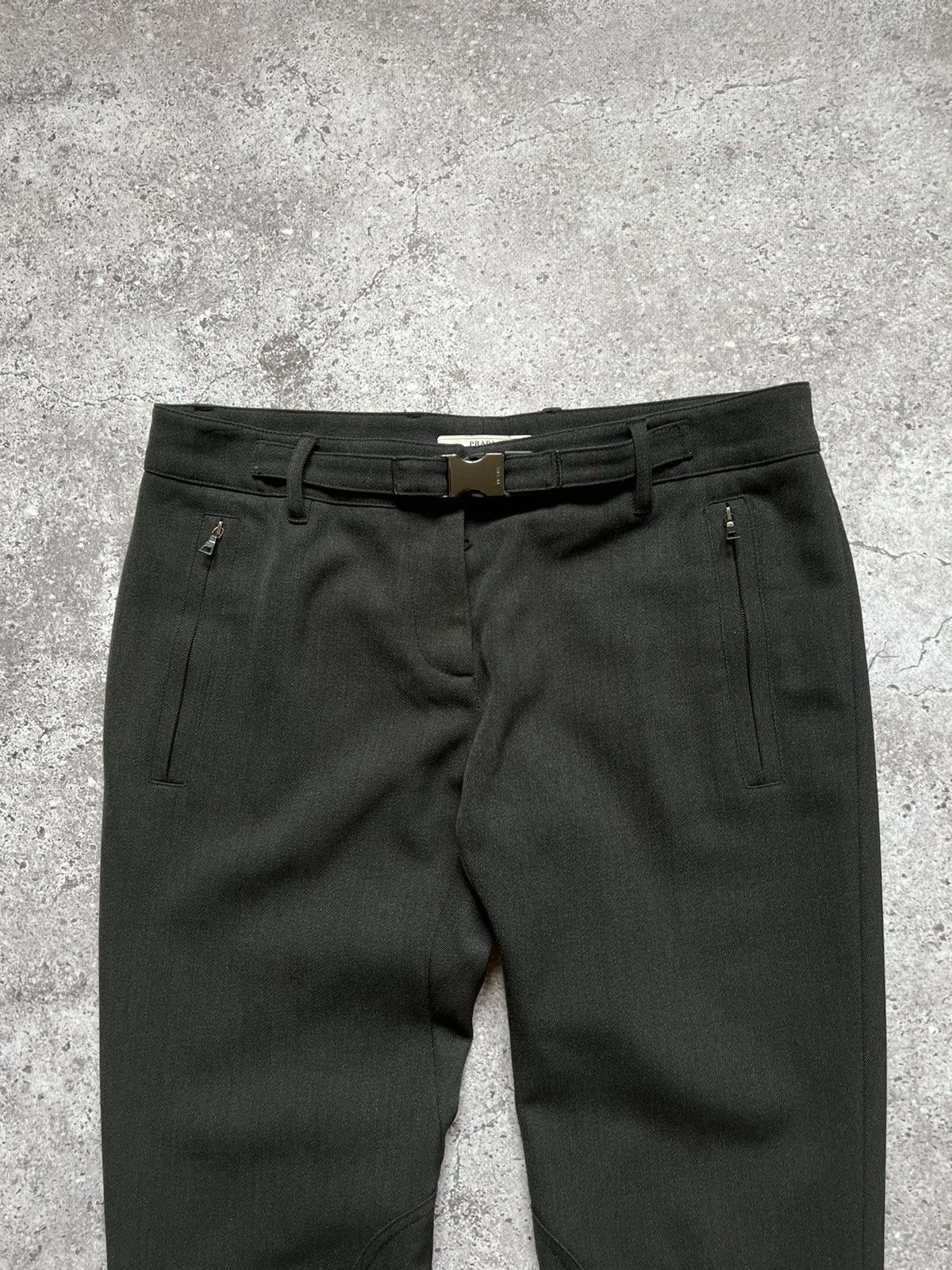Prada Vintage Prada Wool Trousers Pants Size 27" / US 4 / IT 40 - 3 Thumbnail