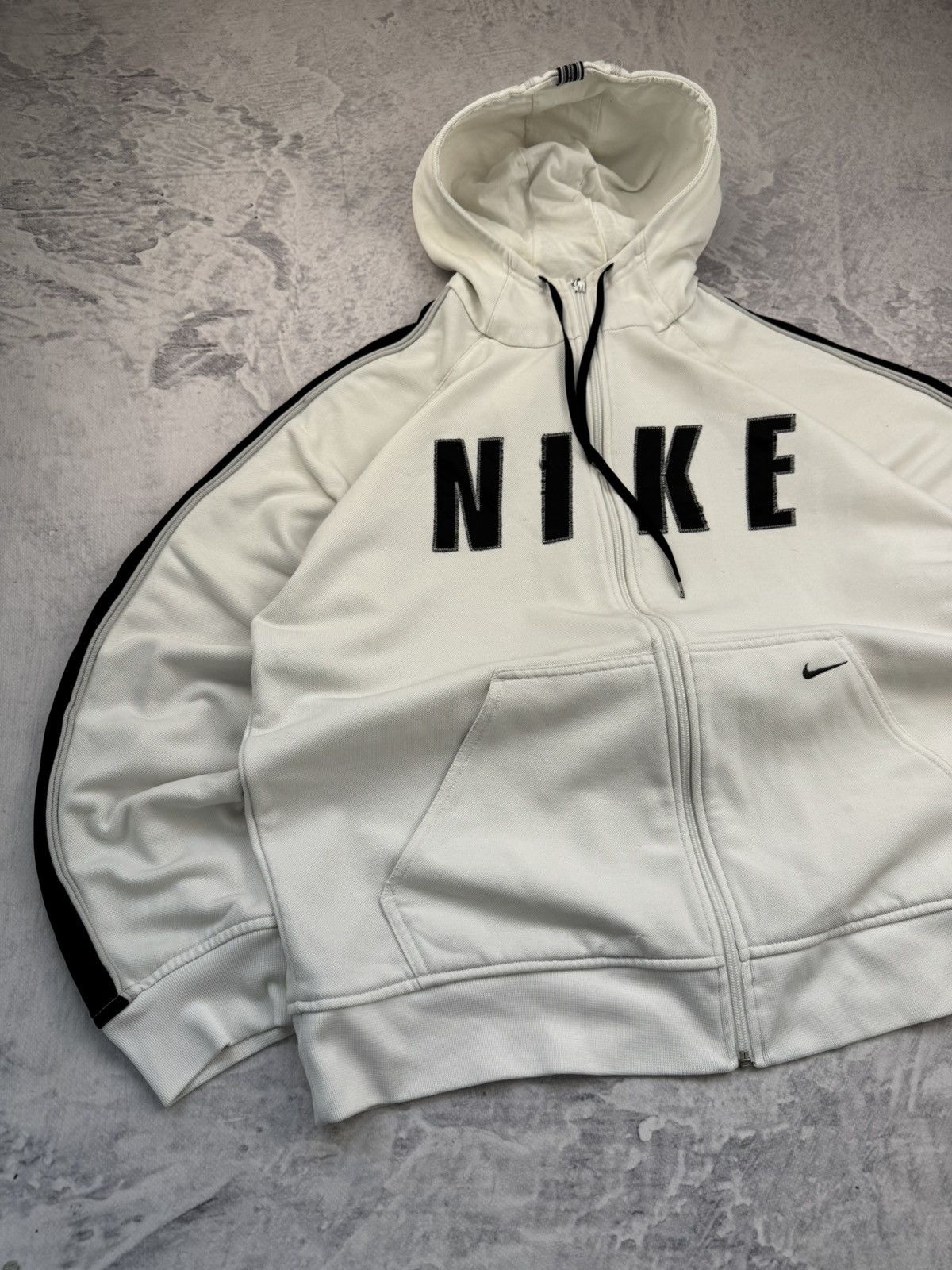 Nike × Vintage NIKE VINTAGE CENTER LOGO OVERSIZE BOXY ZIP HOODIE Size US L / EU 52-54 / 3 - 2 Thumbnail