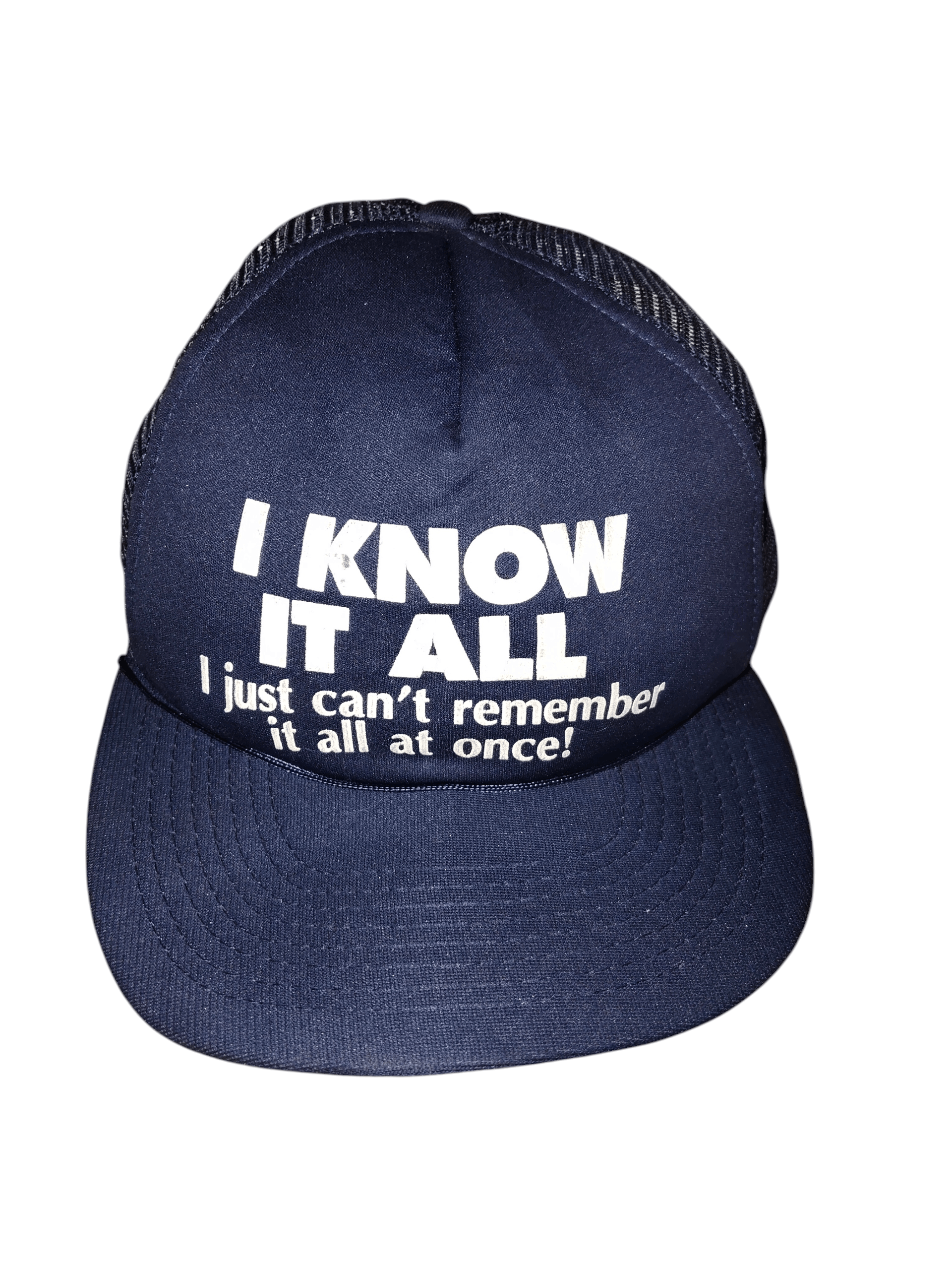 Vintage Vintage Script Trucker Cap Size ONE SIZE - 1 Thumbnail