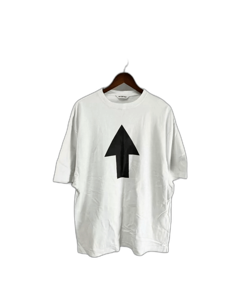 Balenciaga Balenciaga White Arrow Wifi Signal Short Sleeve-2506 Size US XS / EU 42 / 0 - 1 Thumbnail