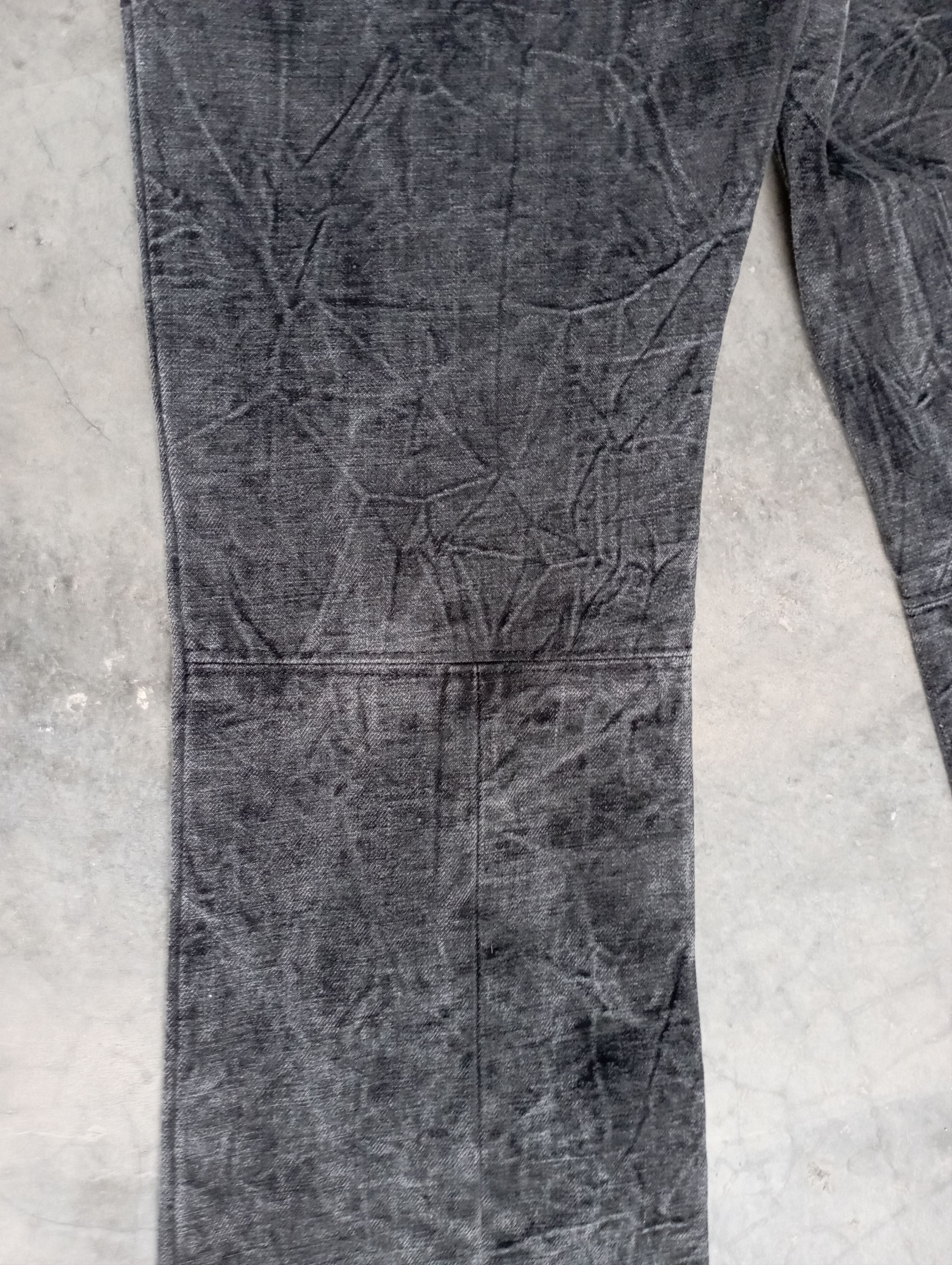 Nicole Club Flare Jeans Crazy Lightning Wash Faded Black Jpn Ng Ideboon Size US 27 - 14 Thumbnail