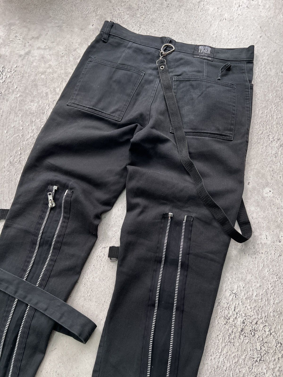 KMRii × Le Grande Bleu (L.G.B.) × Tripp NYC 2000s TRIPP NYC PANTS GOTHIC DENIM BONDAGE Size US 32 / EU 48 - 11 Thumbnail