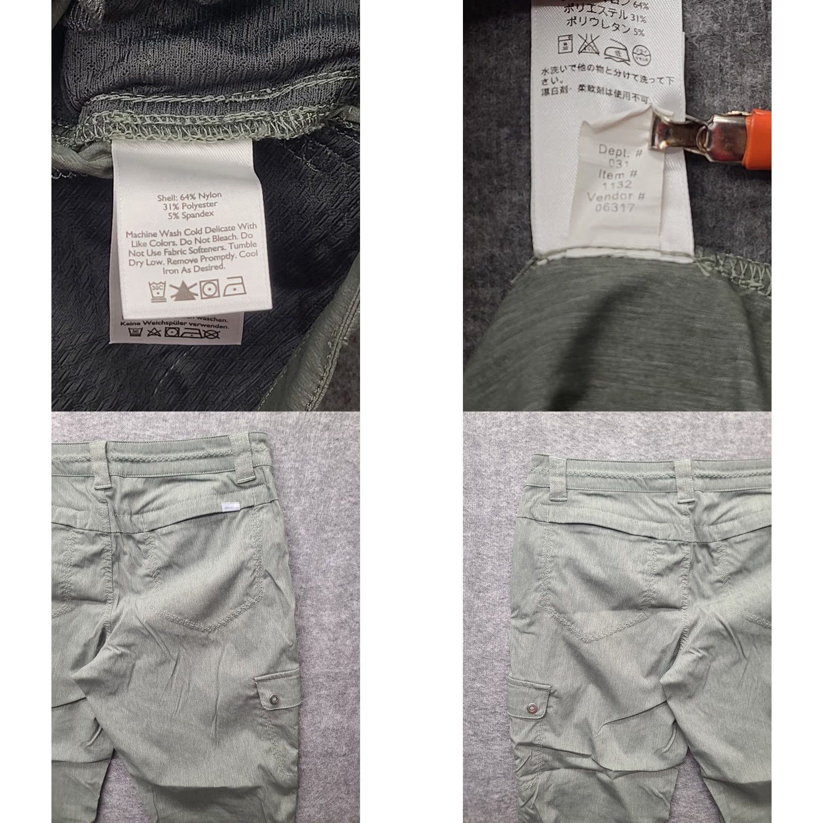 Eddie Bauer Eddie Bauer Capri Pants Womens 2 Travex Guide Pro Active Fit Mid Rise Hiking Pants Capris Green 28in Inseam 21in Regular Mens? Size 26" / US 2 / IT 38 - 8 Thumbnail