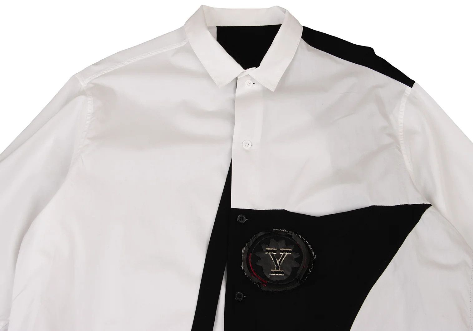 Yohji Yamamoto Yohji Yamamoto Cotton Front Design Long Shirt Size US S / EU 44-46 / 1 - 2 Thumbnail