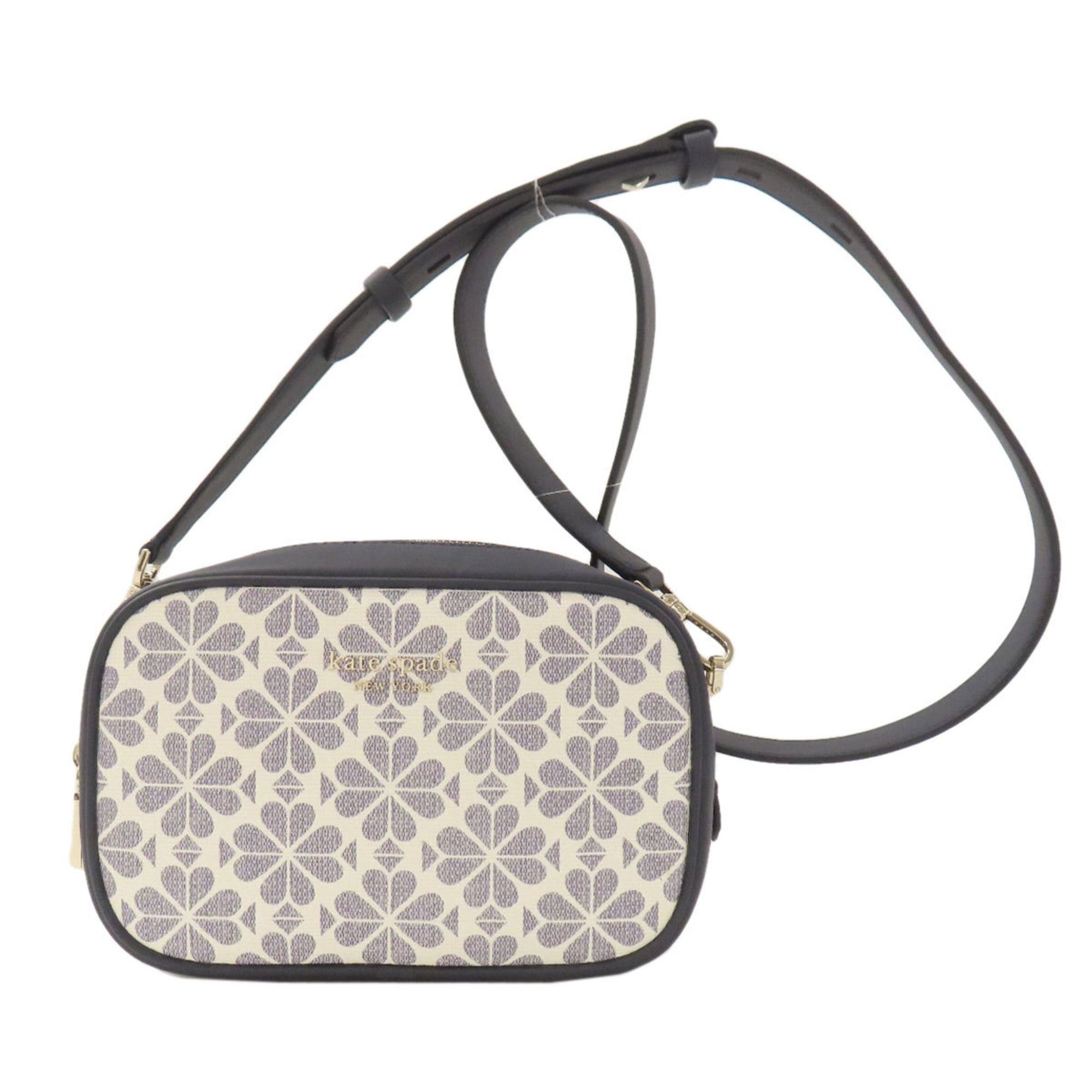 Kate Spade flower motif shoulder bag in PVC for women.