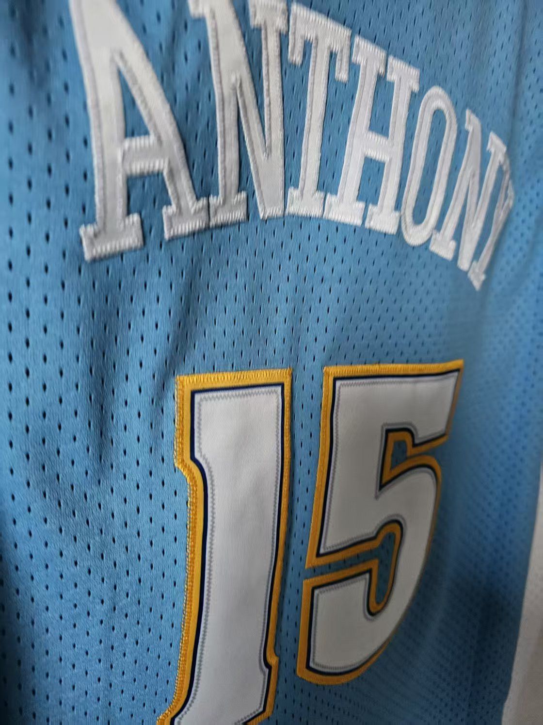 NBA Nuggets #15 Carmelo Anthony Jersey Size US XL / EU 56 / 4 - 5 Thumbnail