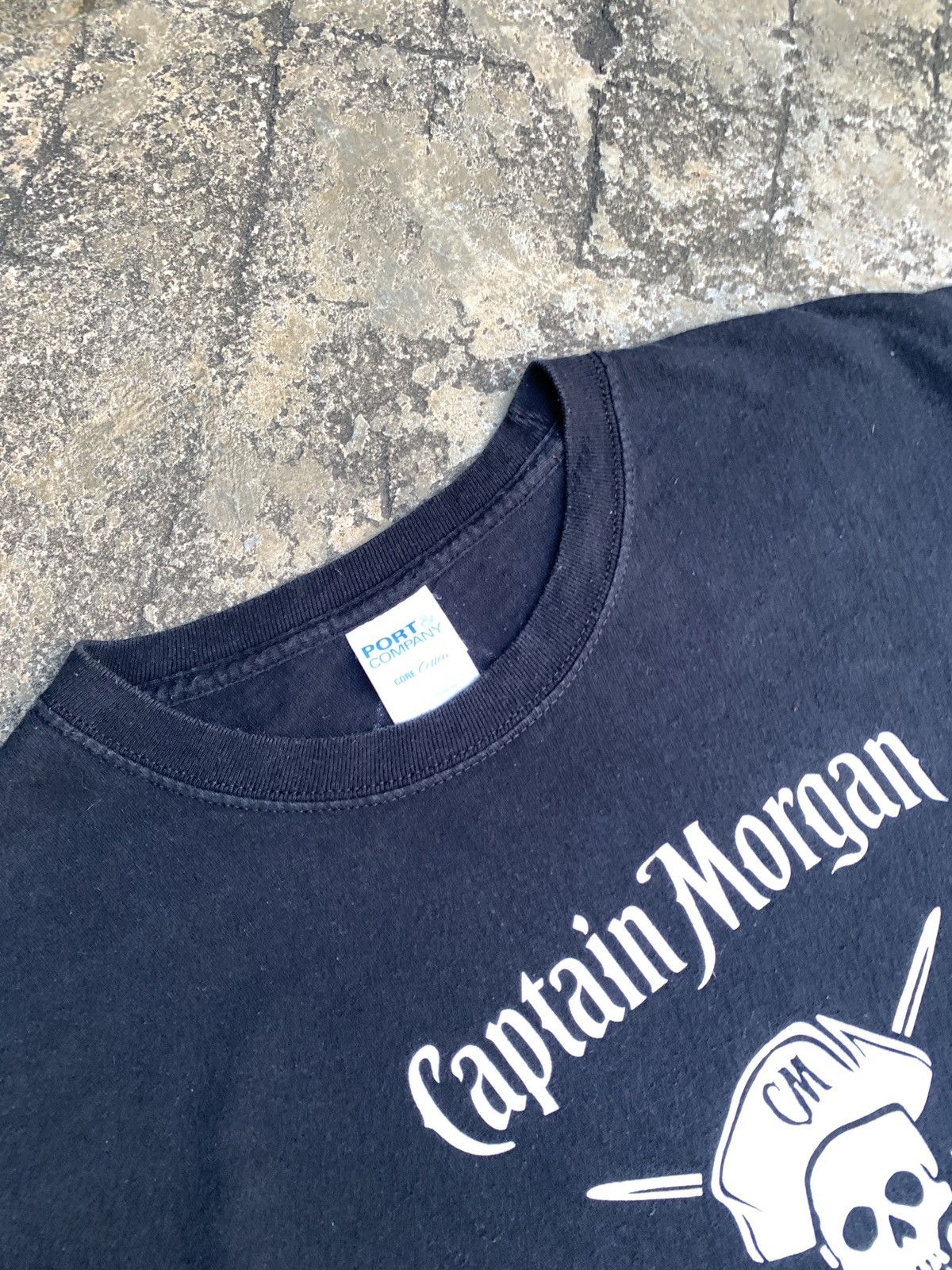 Other Captain Morgan Gasparilla Liquor Black Skull Logo Tee Size US M / EU 48-50 / 2 - 6 Thumbnail