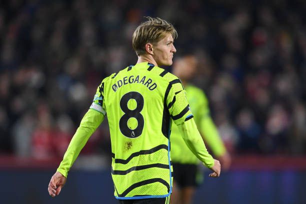 Adidas Arsenal away 2023/2024 ødegaard jersey football Size US XL / EU 56 / 4 - 11 Thumbnail