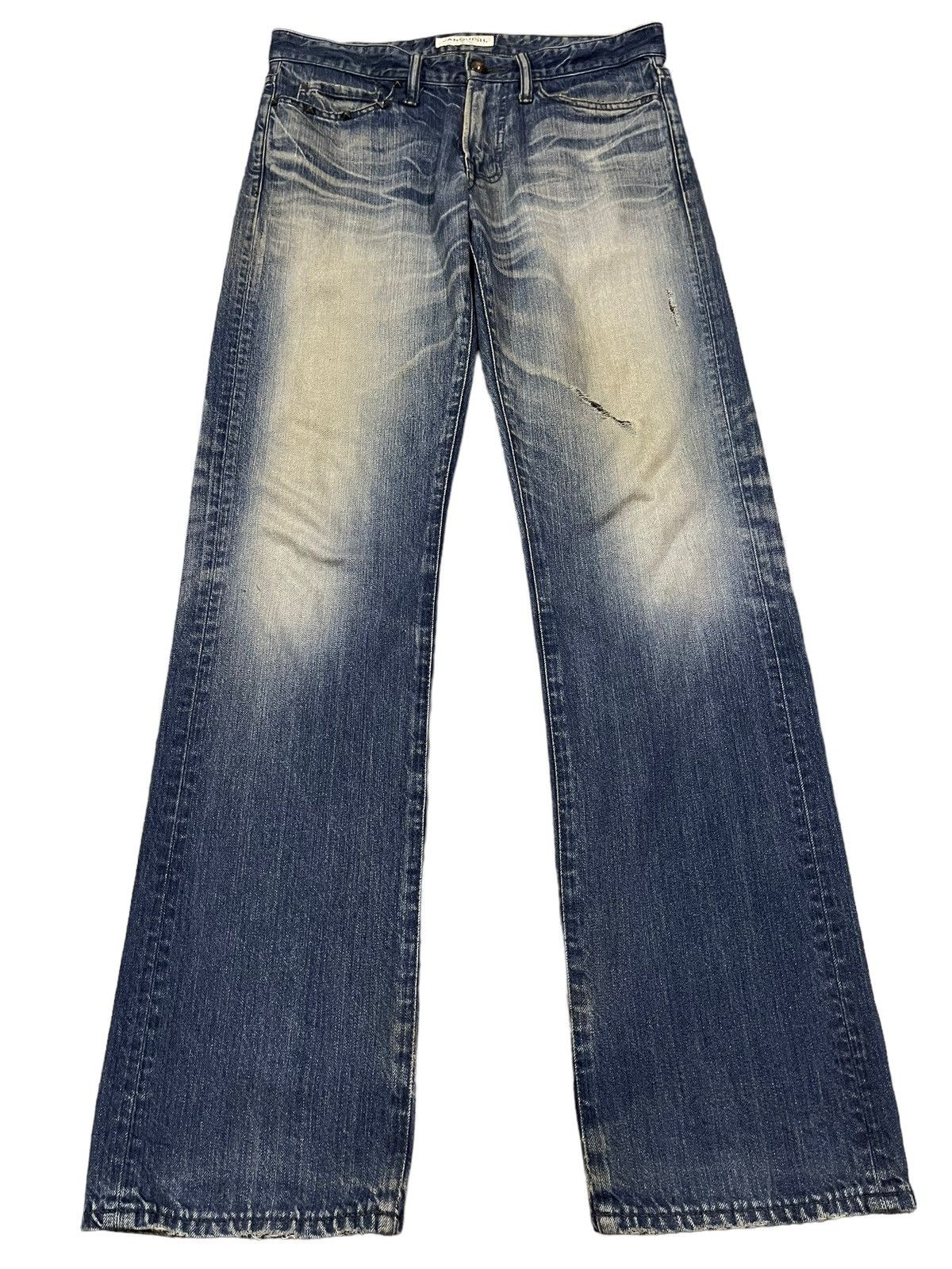 image of 1990X Clothing x Vanquish Vintage Japan Vanquish Blue Wash Style Jeans, Men's (Size 32)