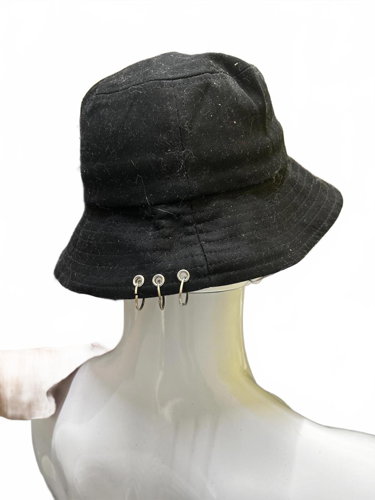 Designer Trendy Black Bucket Hat - Stylish & Versatile Size ONE SIZE - 2 Thumbnail