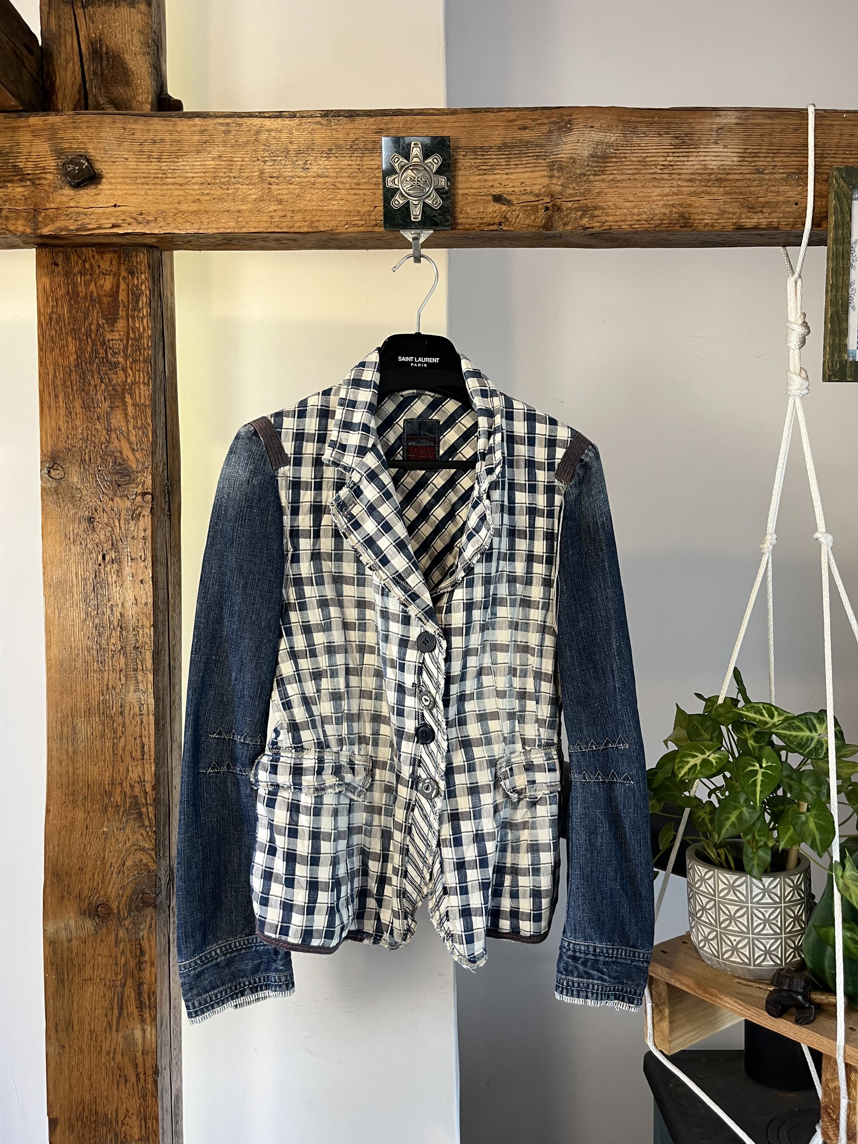 Designer × Marithe + Francois Girbaud × Vintage 90s Marithe Francois Girbaud Blazer Jacket Size S / US 4 / IT 40 - 1 Thumbnail