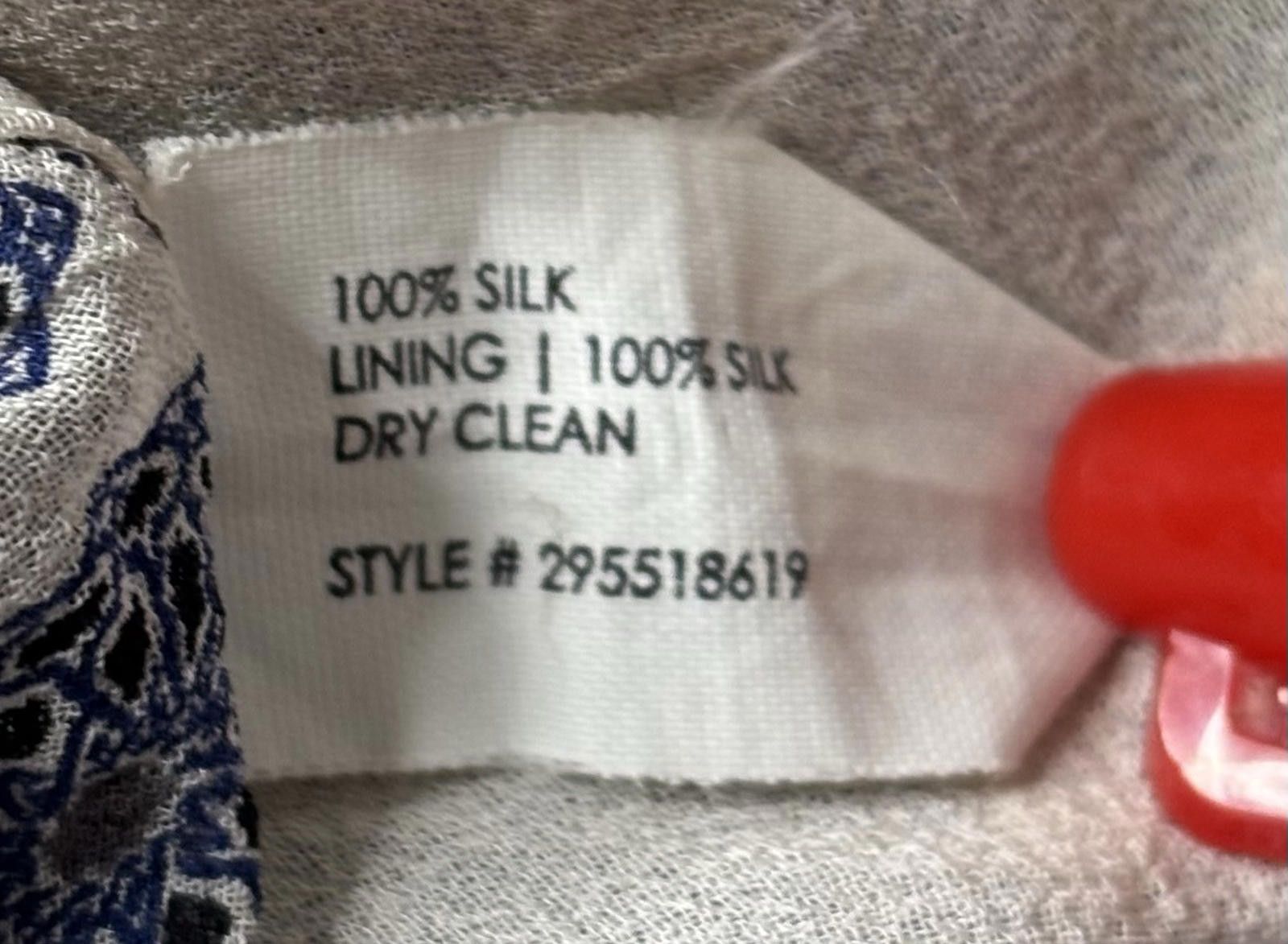Club Monaco Club Monaco Top Women's Small Petite 100% Silk Full Zip Size S / US 4 / IT 40 - 8 Thumbnail