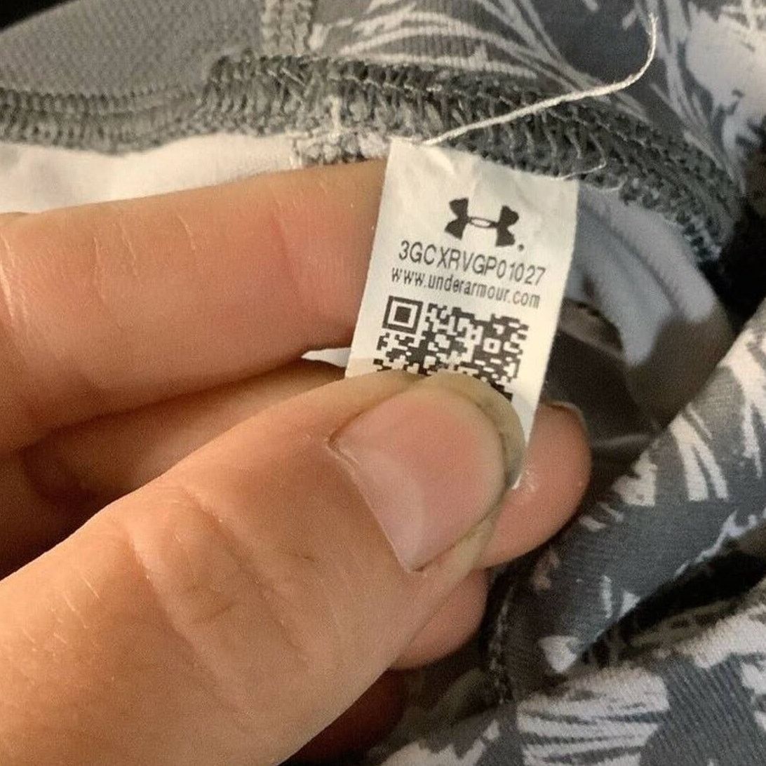 Under Armour Athleisure Activewear Gray Floral Print Workout Pants M Size 25" / US 0 / IT 36 - 4 Thumbnail