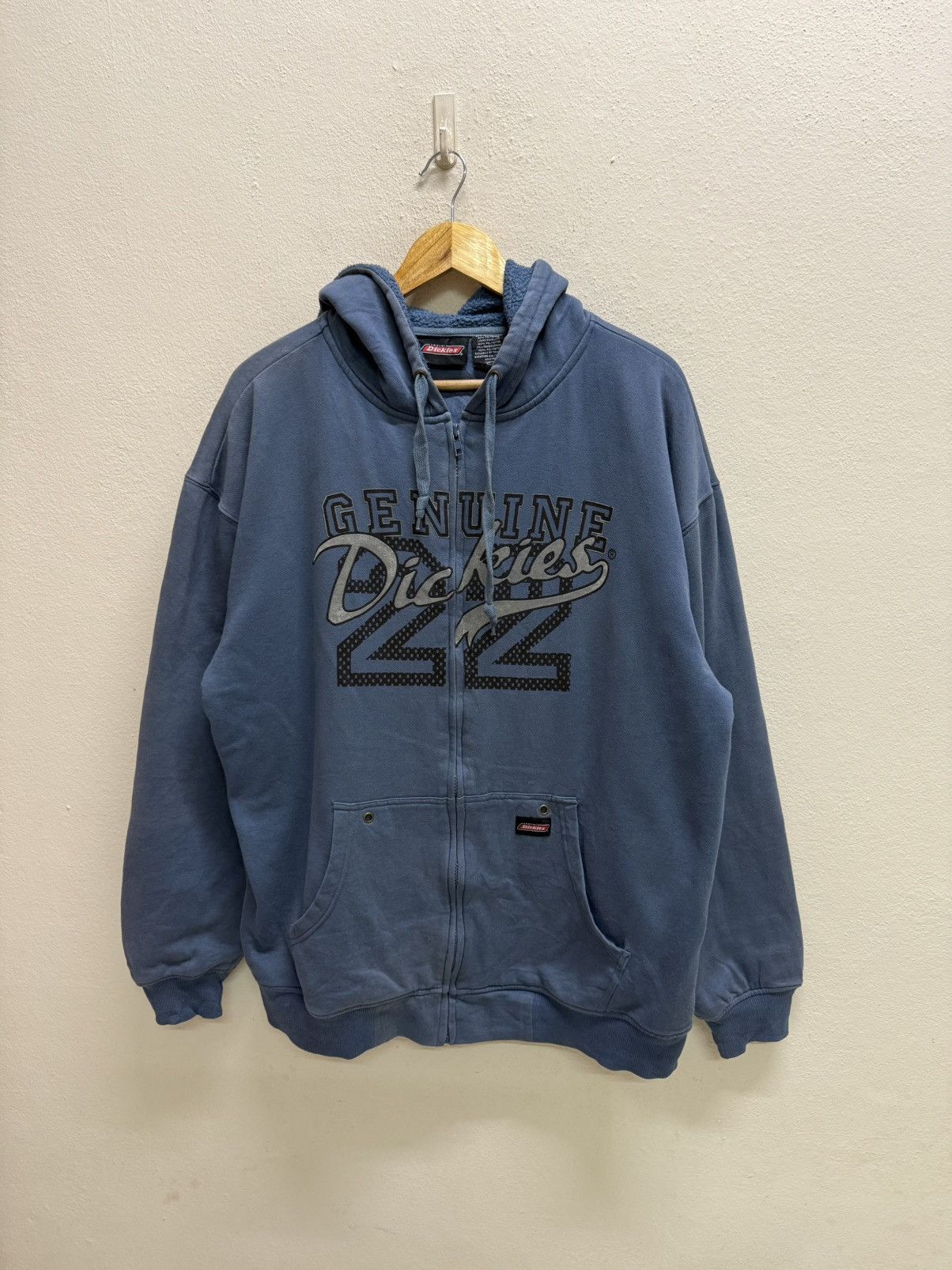 Dickies VINTAGE DICKIES SHERPA LINED ZIP UP SWEATER HOODIE Size US XL / EU 56 / 4 - 16 Thumbnail