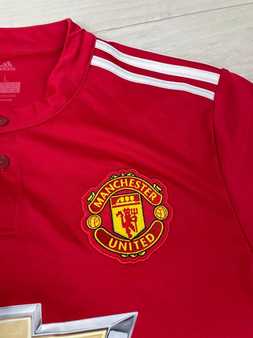 Adidas Adidas Manchester United 2017 2018 Home Shirt Soccer Jersey Size US L / EU 52-54 / 3 - 3 Thumbnail