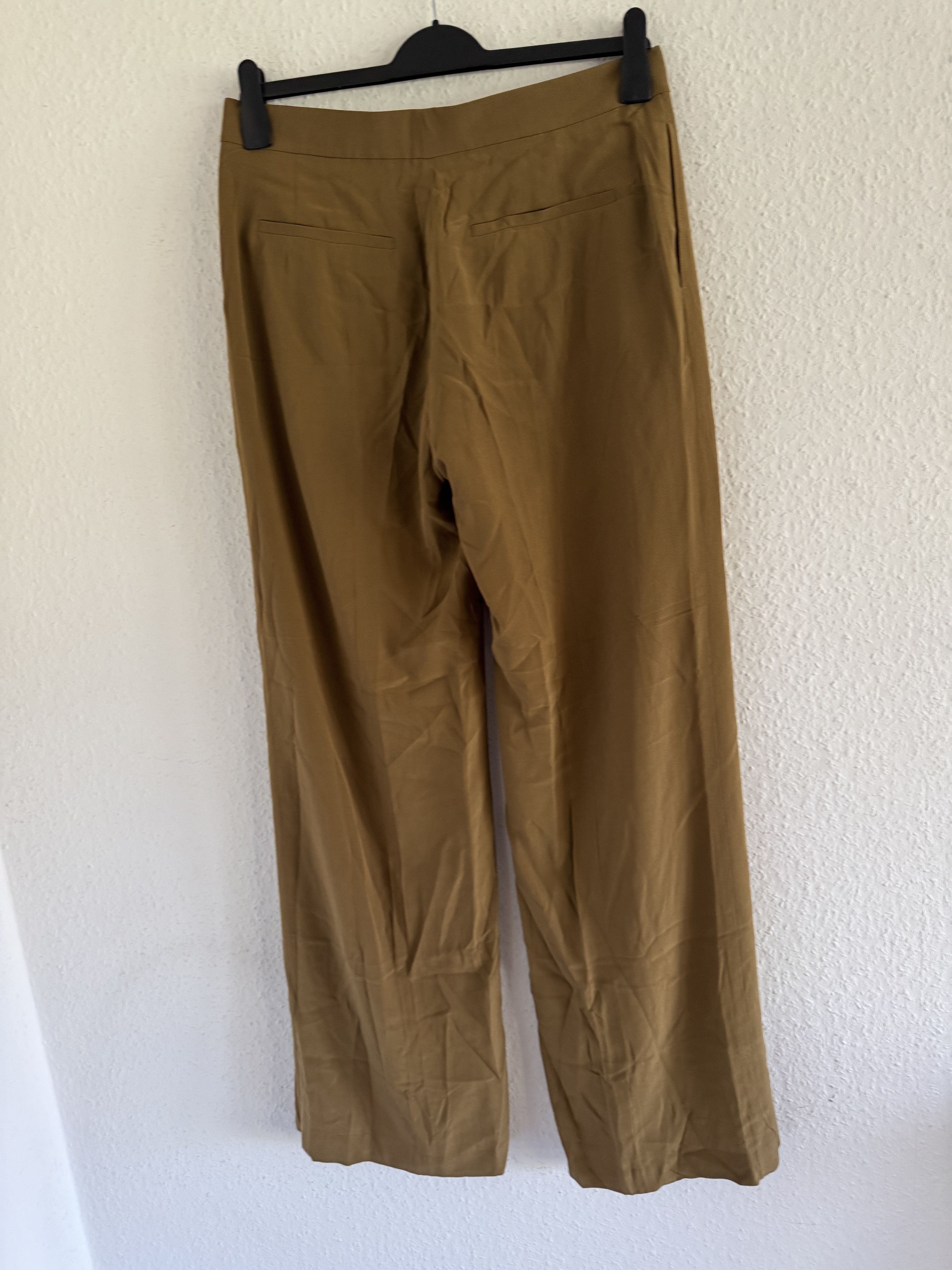 Chloe Beige Tailored Cotton Trousers Size 32" / US 10 / IT 46 - 21 Thumbnail
