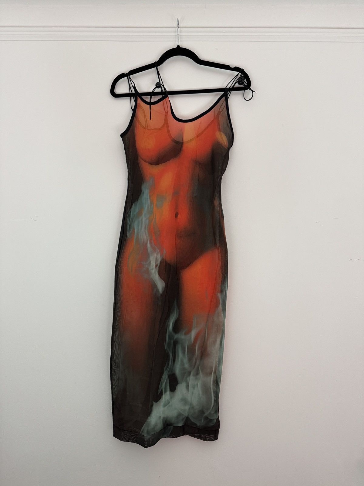 Syndical Chamber trompe l'oeil flame dress Size M / US 6-8 / IT 42-44 - 1 Thumbnail