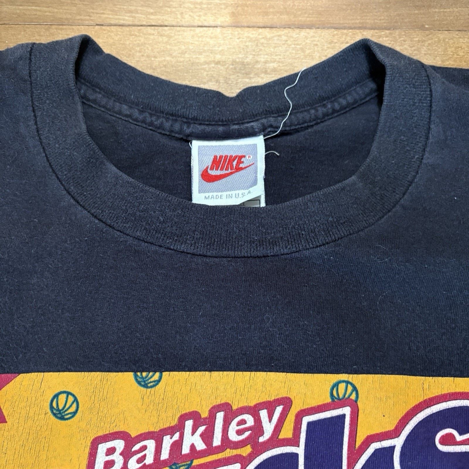 Nike VTG Vintage 80s Nike Charles Barkley Cereal Box Tee Sz L Size US L / EU 52-54 / 3 - 7 Thumbnail