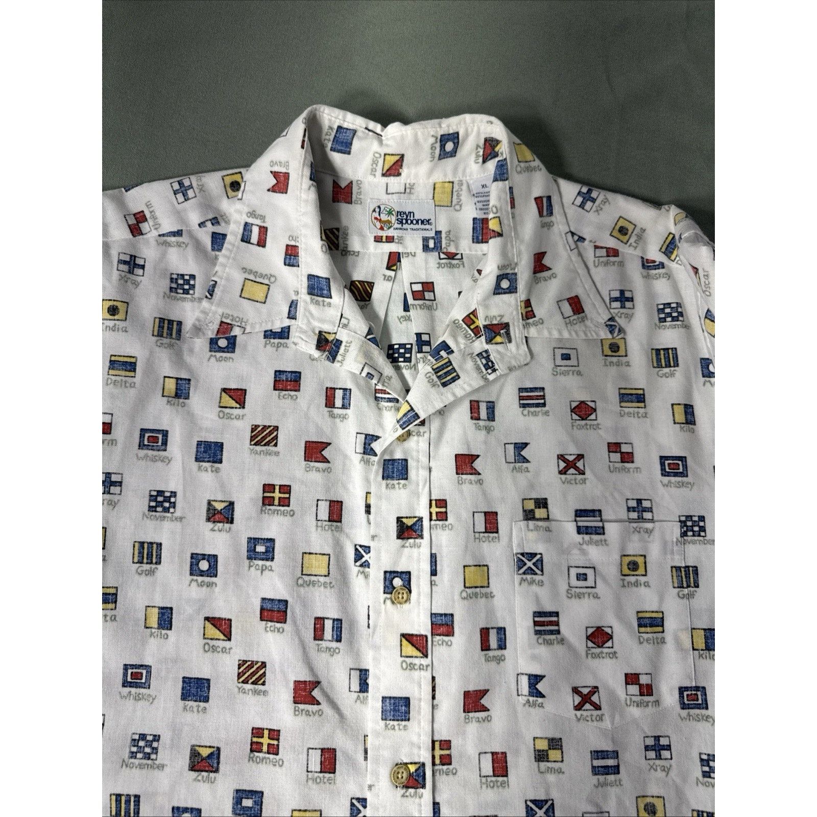 Reyn Spooner Reyn Spooner Vintage Charlie Foxtrot Mens XL Reverse Print Size US XL / EU 56 / 4 - 4 Thumbnail