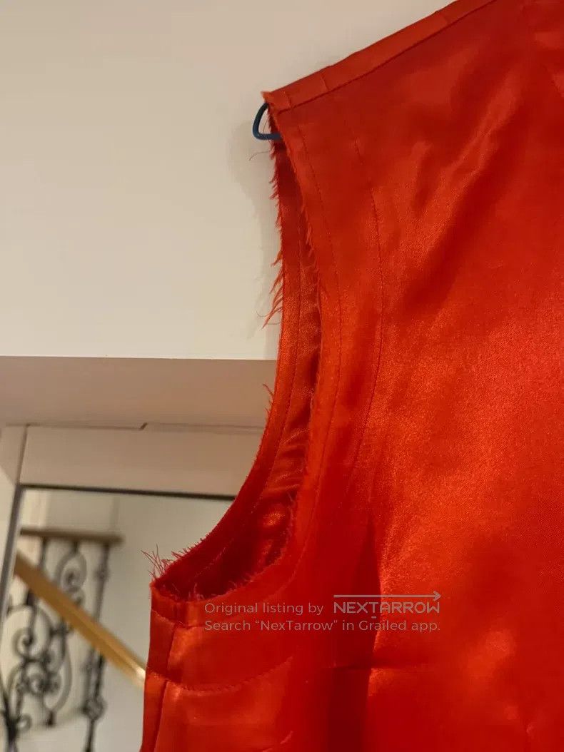 Comme des Garcons Comme des Garcons Red size L silk-like sleeveless top Size L / US 10 / IT 46 - 5 Thumbnail