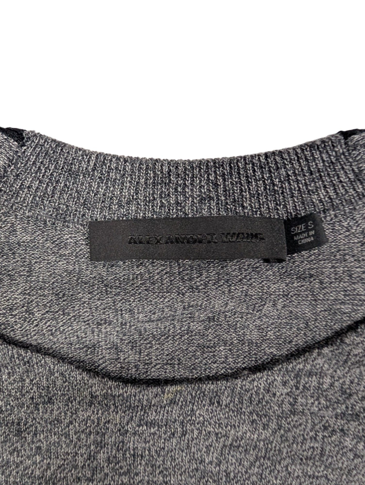Alexander Wang Grey And Black Raglan Sleeve Sweater Size US S / EU 44-46 / 1 - 4 Thumbnail