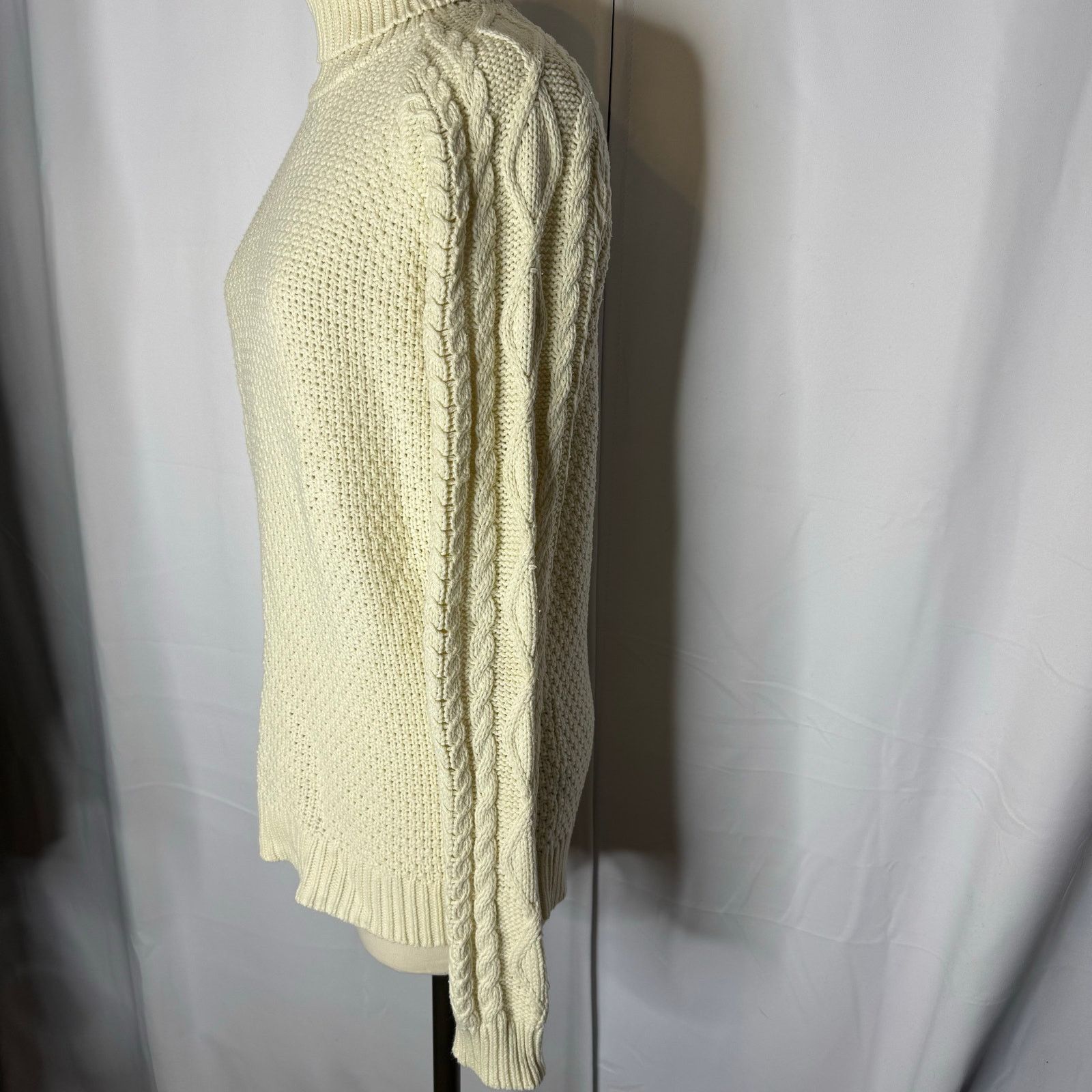Lauren Ralph Lauren Lauren Ralph Lauren Cable Turtleneck XL Size XL / US 12-14 / IT 48-50 - 3 Thumbnail