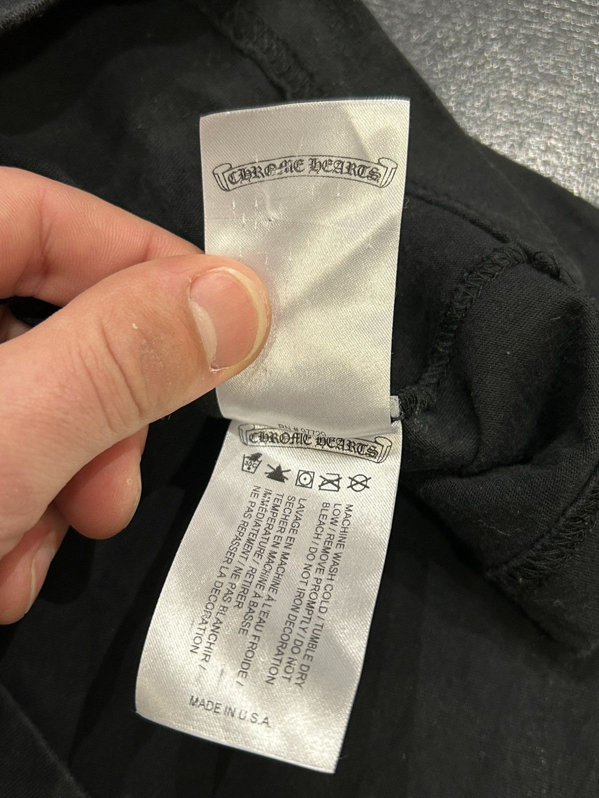Chrome Hearts Chrome Hearts Scroll Tee Size US L / EU 52-54 / 3 - 5 Thumbnail