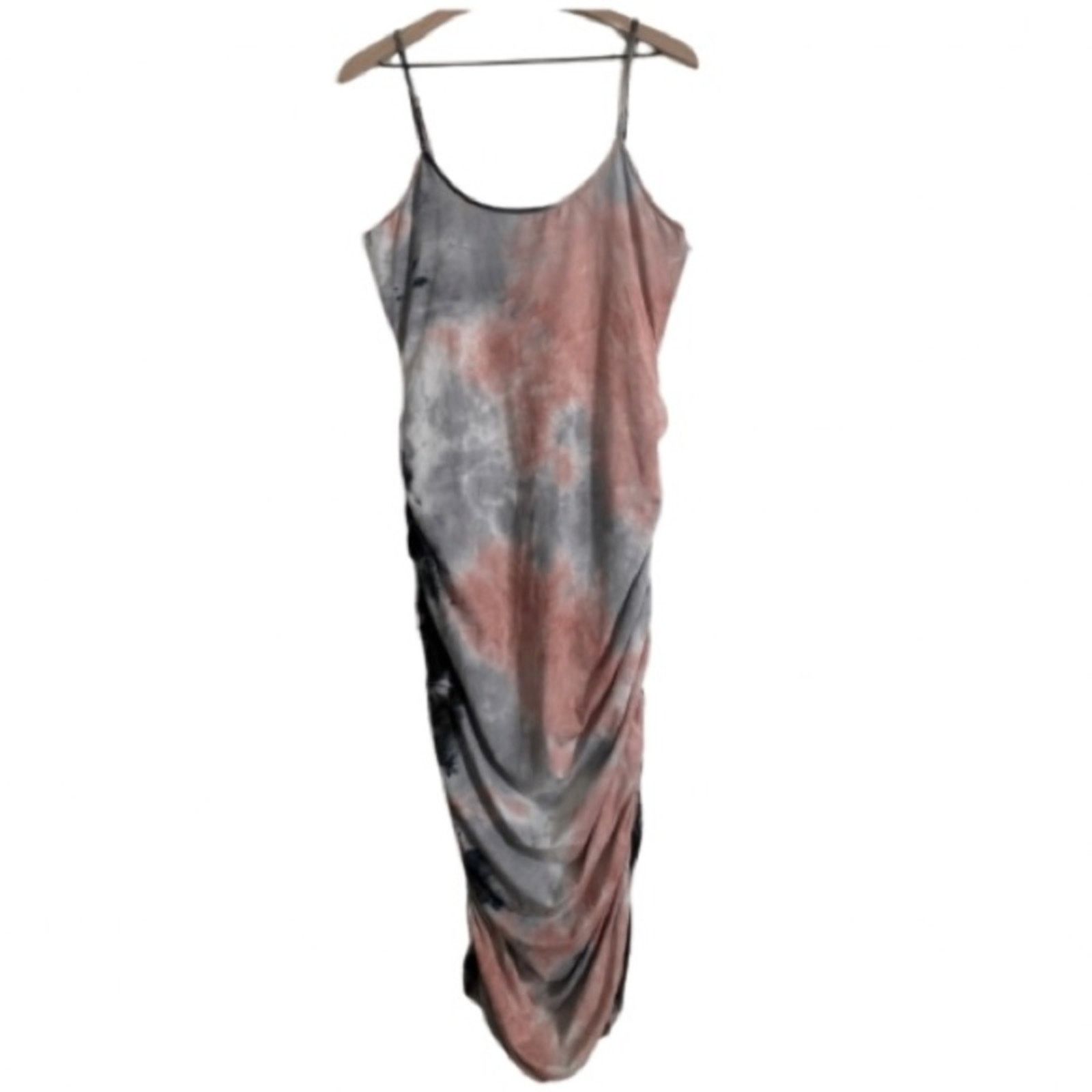 Other Fashion Nova Tie Dye Blue Pink Purple Bodycon Dress Size XL / US 12-14 / IT 48-50 - 1 Thumbnail