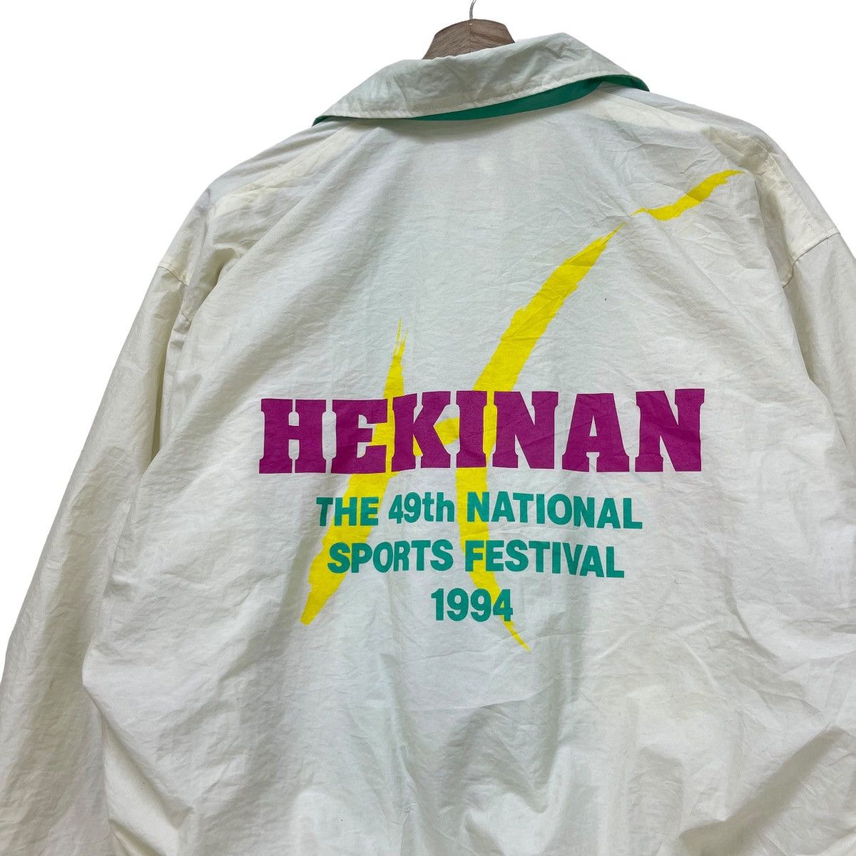 Japanese Brand × Vintage Vintage WAKASHACHI Hekinan Sport Festival 1994 Bomber Jacket Size US M / EU 48-50 / 2 - 9 Thumbnail