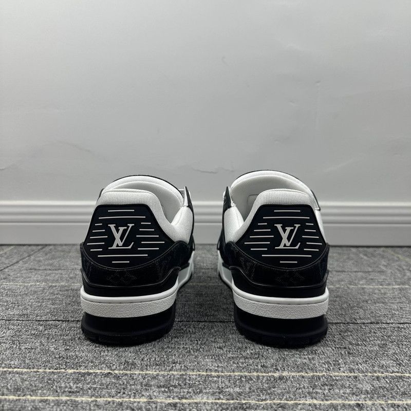 Louis Vuitton Louis Vuitton Panda Trainer Low Top Sneakers -2508 Size US 8.5 / EU 41-42 - 2 Thumbnail