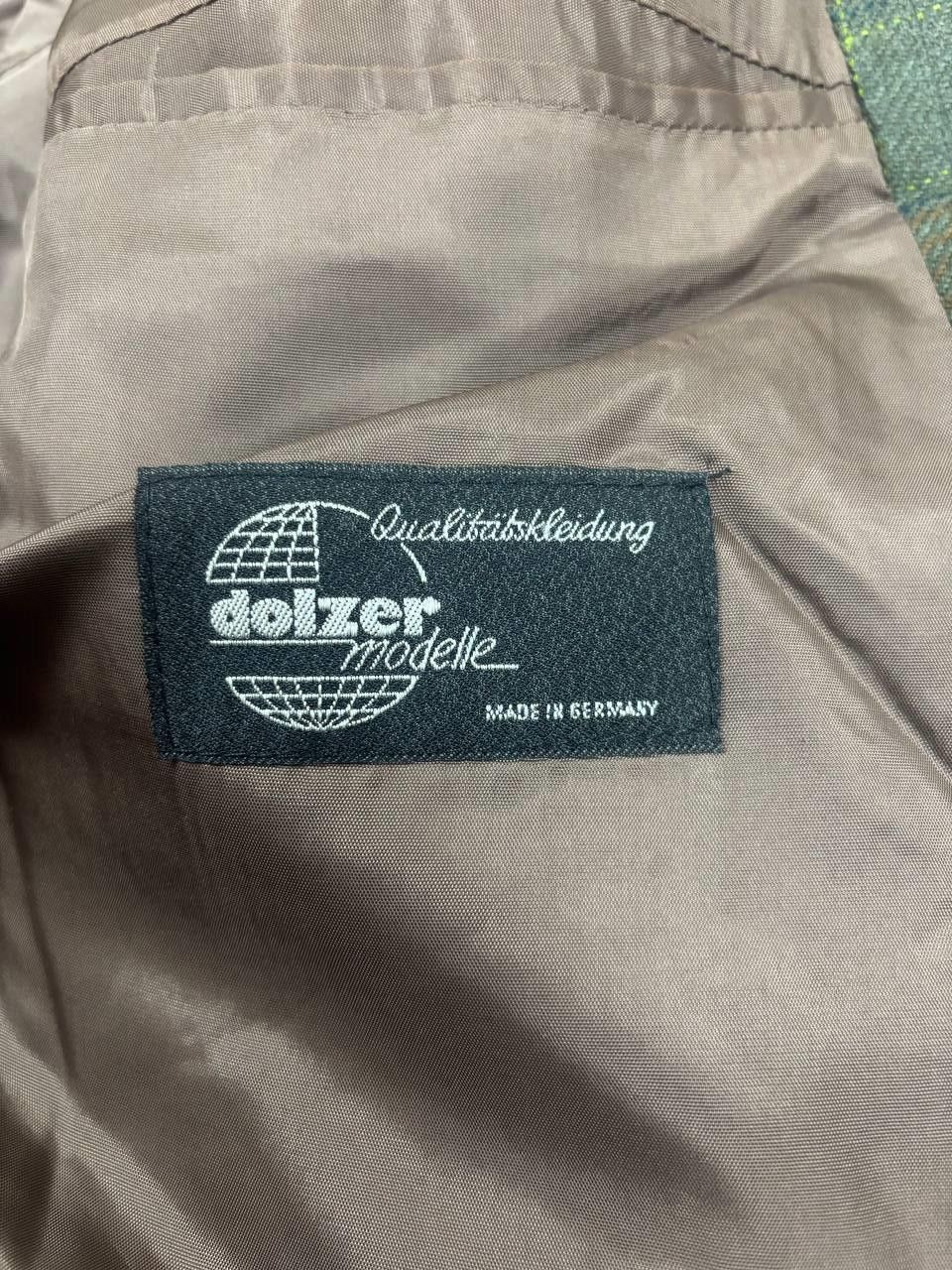Vintage Vintage Dolzer 100% Pure New Wool Check Blazer / L Size 42L - 9 Thumbnail