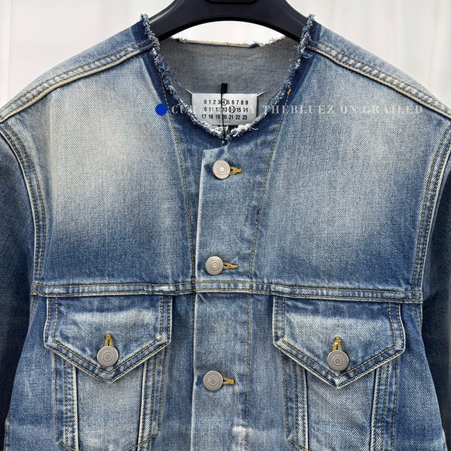 Maison Margiela Maison Margiela Main Line Distressed Washed Denim Jacket Size US XS / EU 42 / 0 - 3 Thumbnail