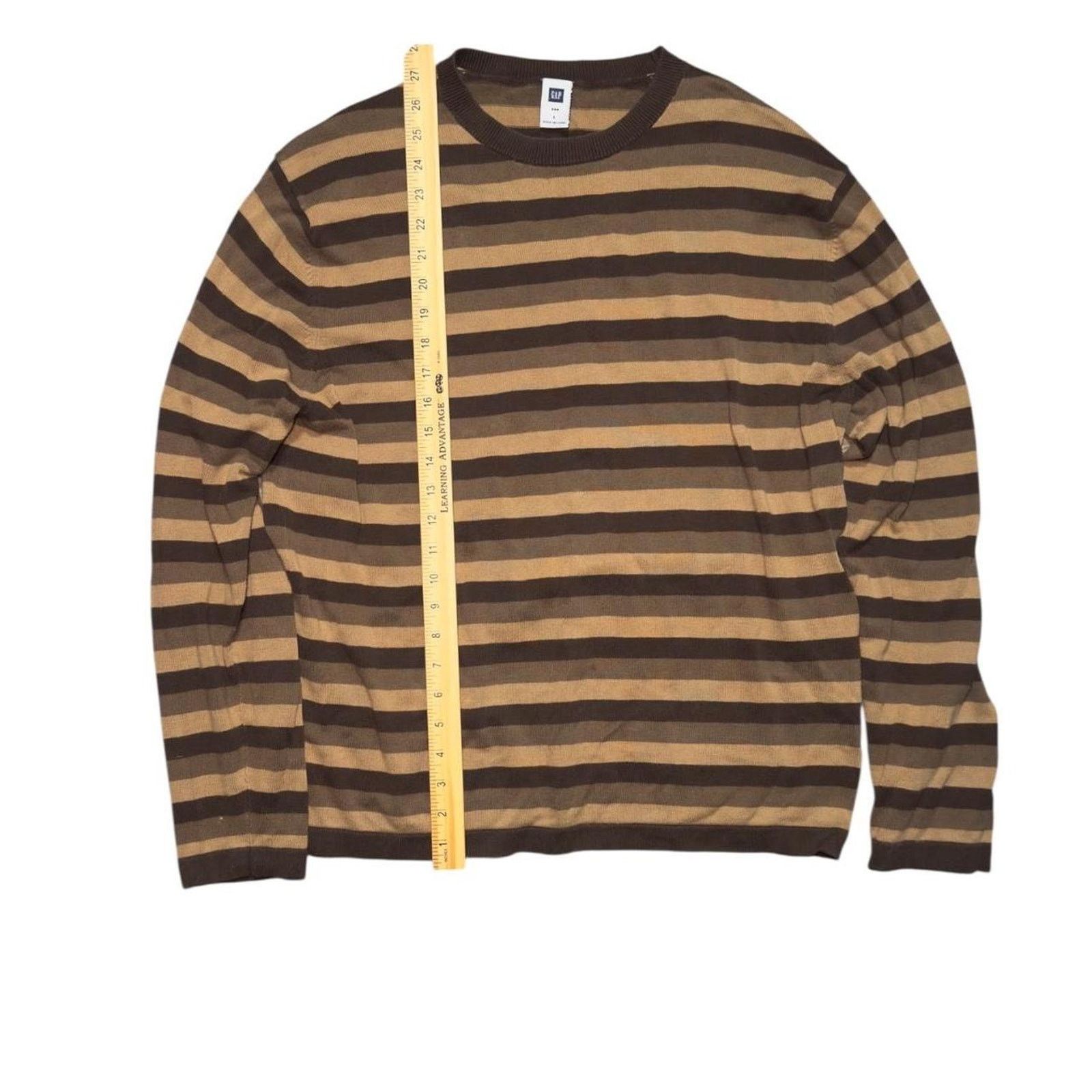 Gap Gap striped sweater brownbeige Size US L / EU 52-54 / 3 - 5 Thumbnail