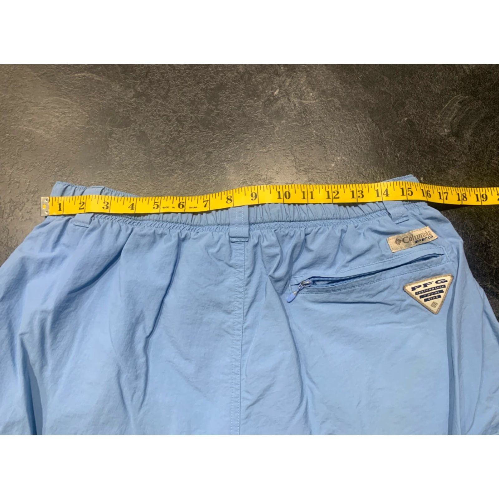 Vintage Columbia Mens Blue Trunks Large Fishing Shorts Size US 33 - 6 Thumbnail