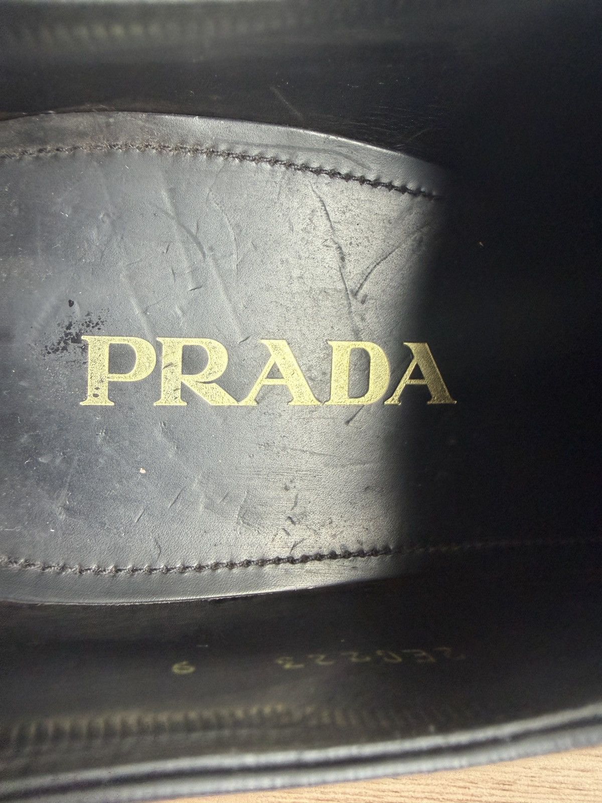 Prada Brushed leather derby Size US 10 / EU 43 - 15 Thumbnail