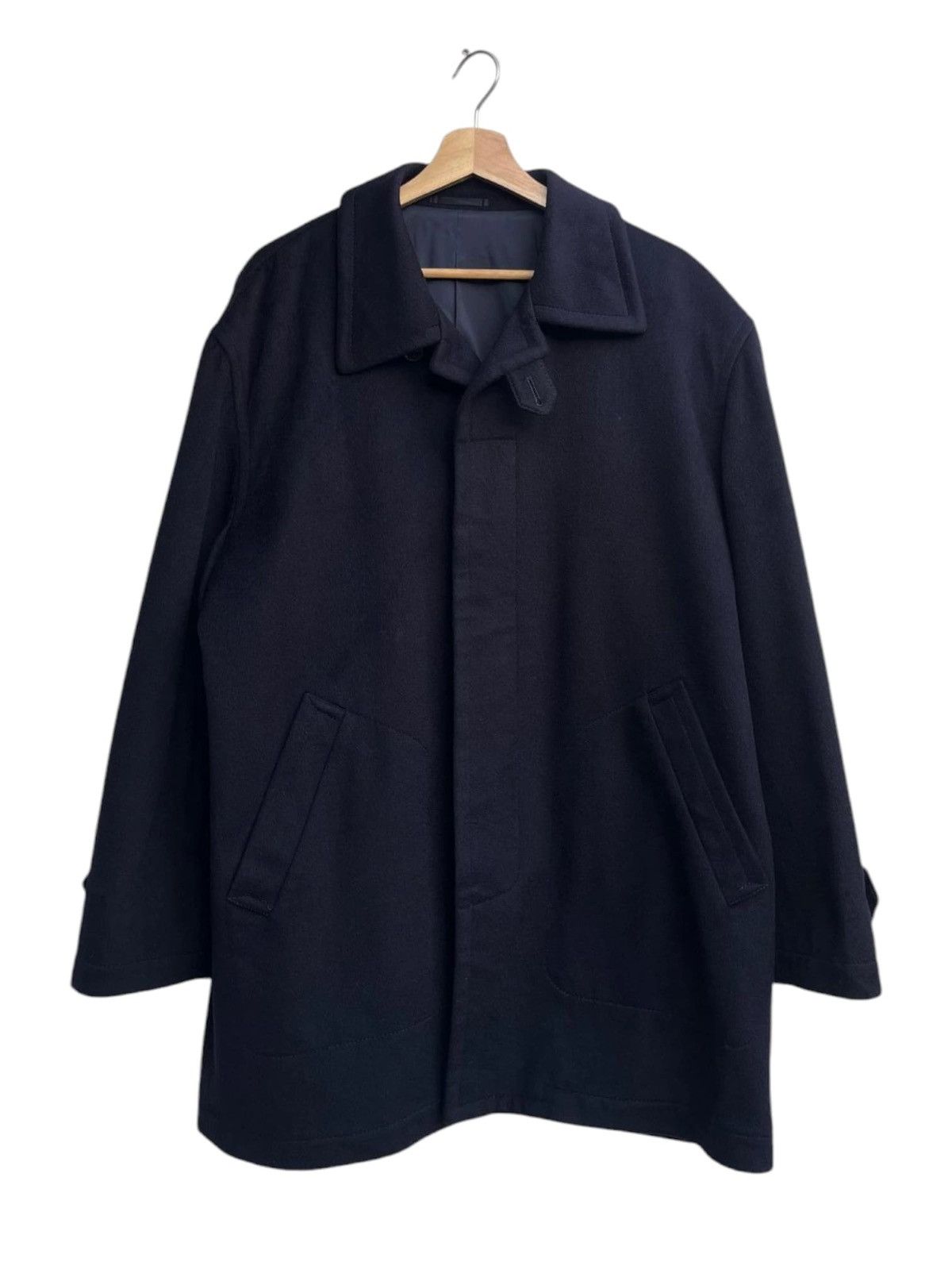 Lanvin Lanvin Hidden Buttons Cashmere Coat Size US M / EU 48-50 / 2 - 2 Thumbnail